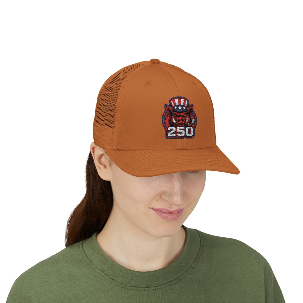 BBQ Test Pit America's 250th Birthday Trucker Hat | Limited Edition Snapback Cap