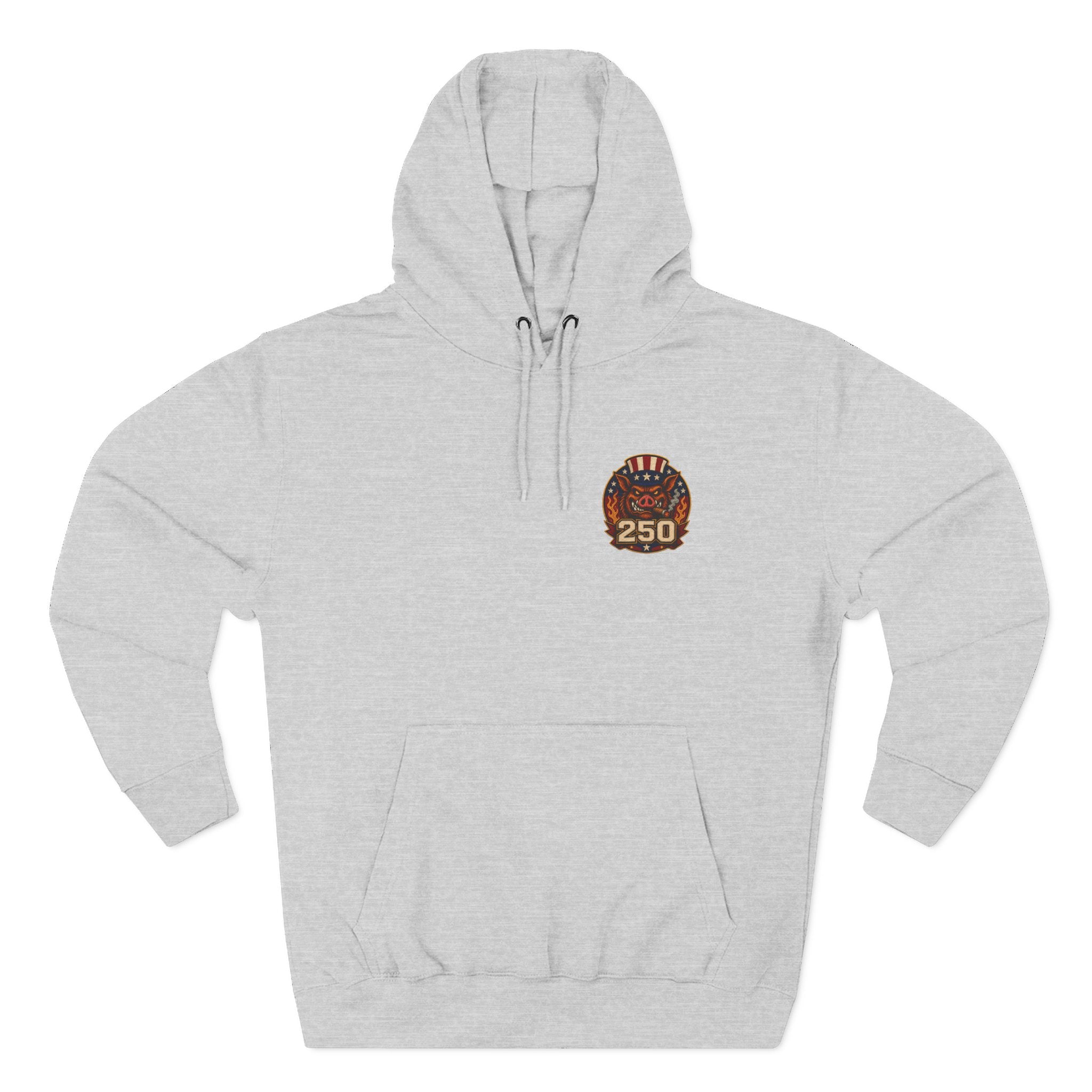 BBQ Test Pit America's 250th Birthday Hoodie | Limited Edition Patriotic Fleece