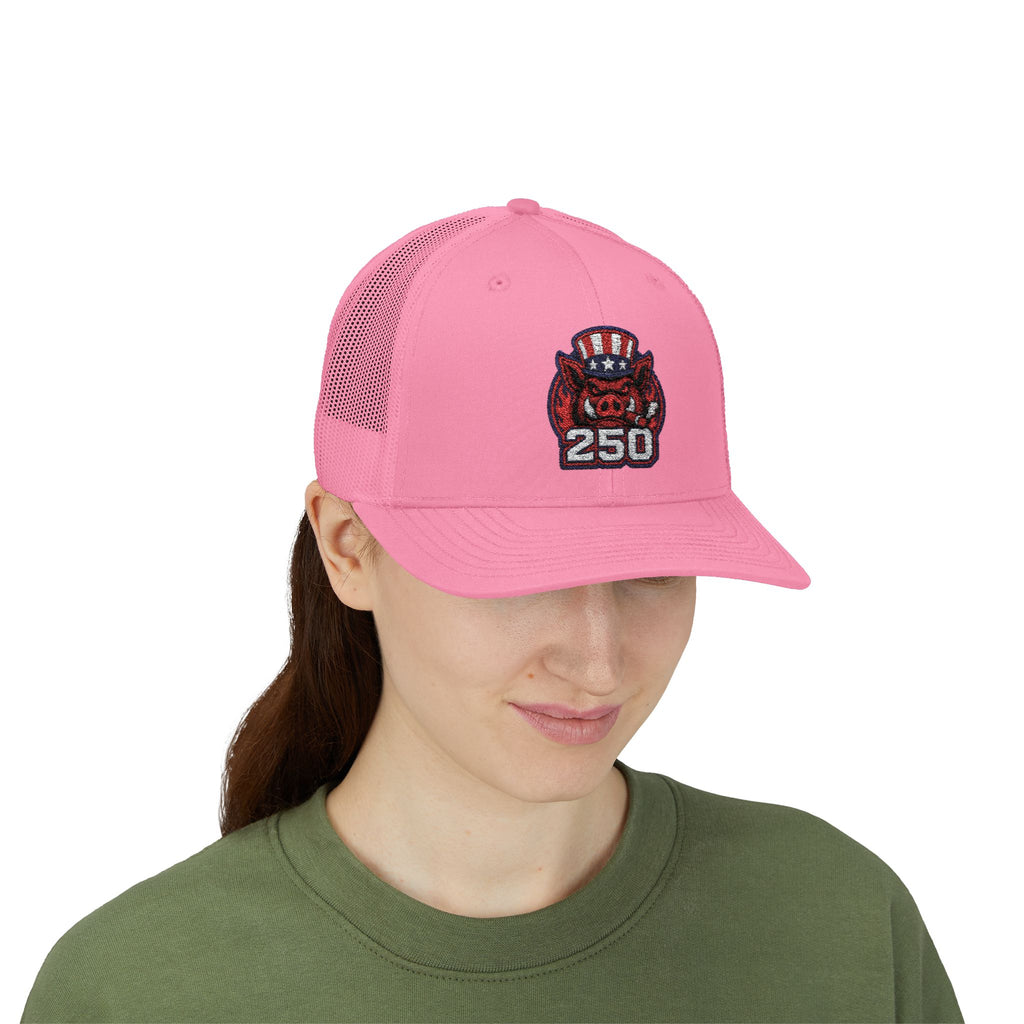 BBQ Test Pit America's 250th Birthday Trucker Hat | Limited Edition Snapback Cap