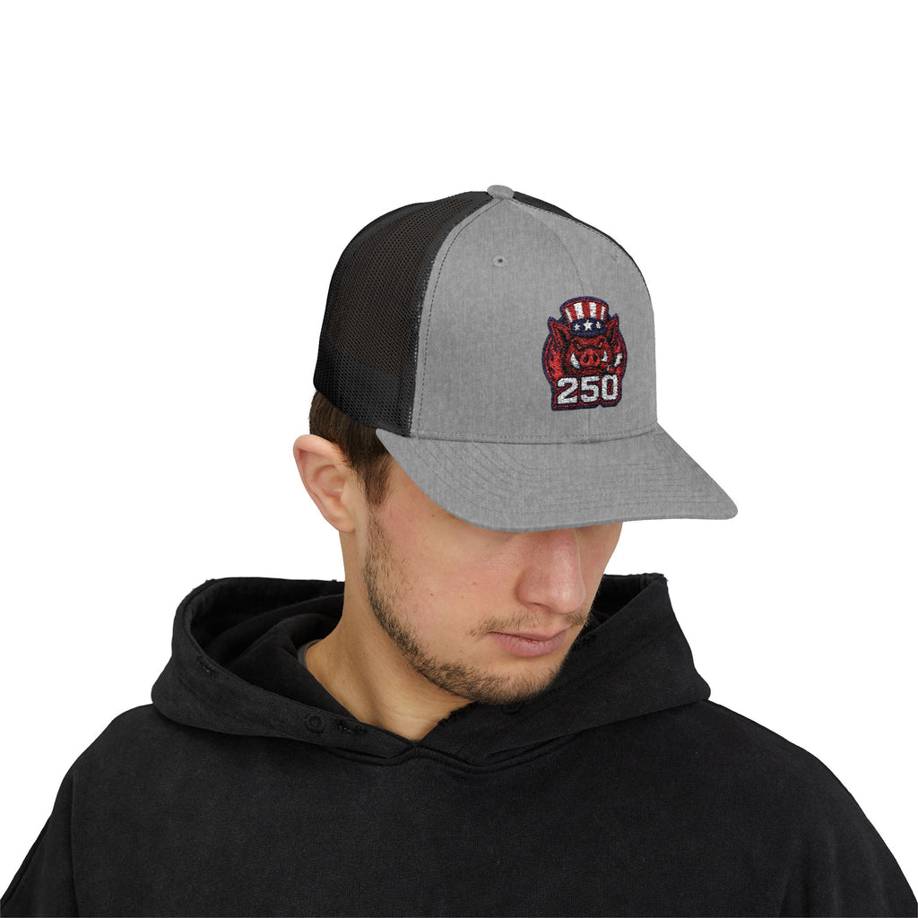 BBQ Test Pit America's 250th Birthday Trucker Hat | Limited Edition Snapback Cap