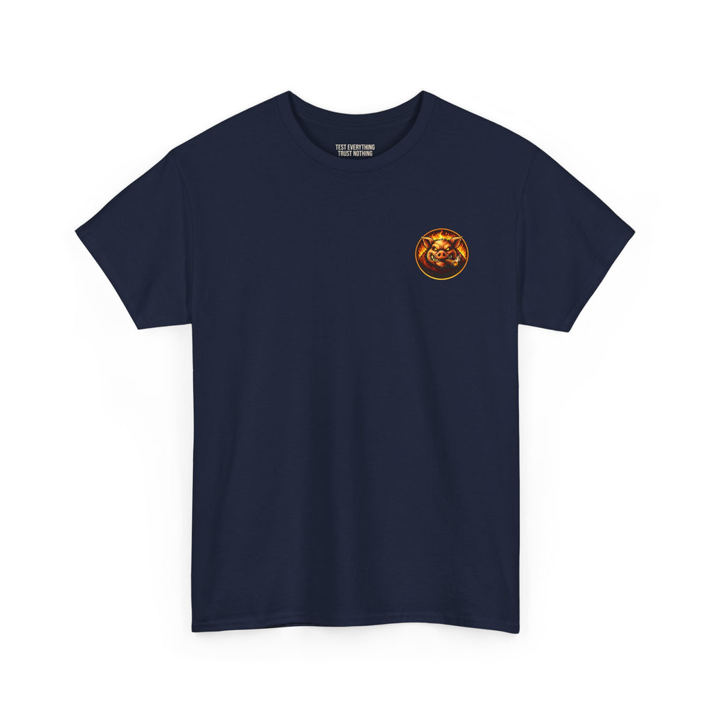 BBQ Test Pit Official Logo T-Shirt — Pitmaster Uniform | Batch 001