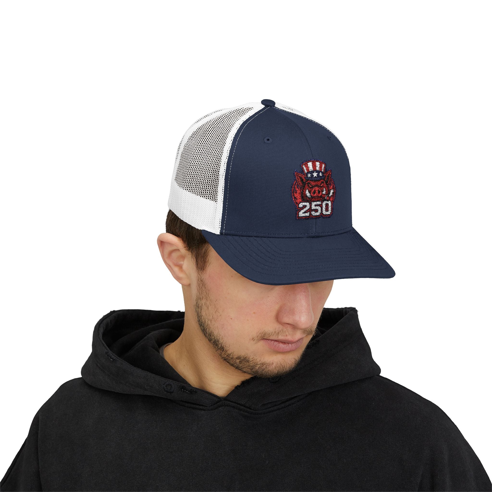BBQ Test Pit America's 250th Birthday Trucker Hat | Limited Edition Snapback Cap