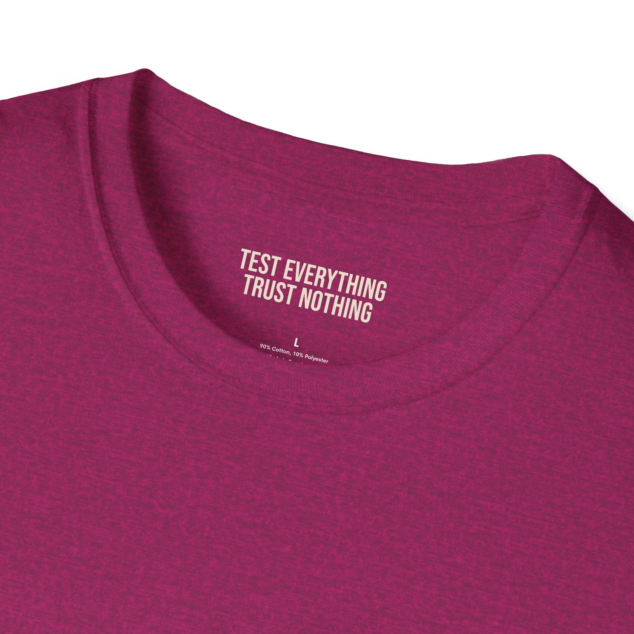Stop Staring At My Rack T-Shirt — Premium Softstyle Rib Tee | BBQ Test Pit