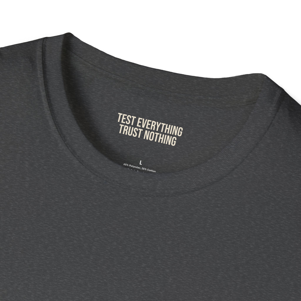 BBQ Test Pit Official Logo T-Shirt — Premium Softstyle Uniform | Batch 001