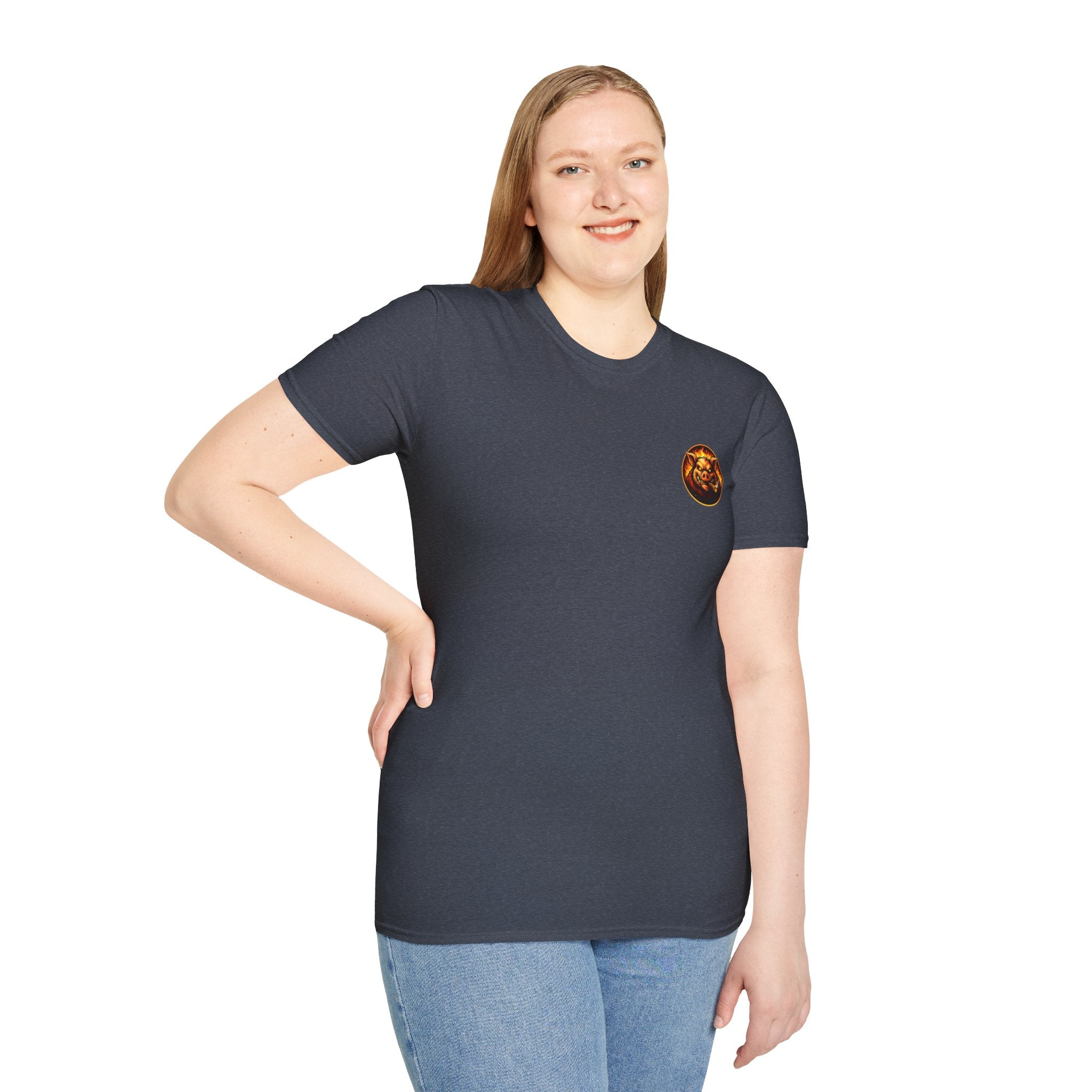 BBQ Test Pit Official Logo T-Shirt — Premium Softstyle Uniform | Batch 001