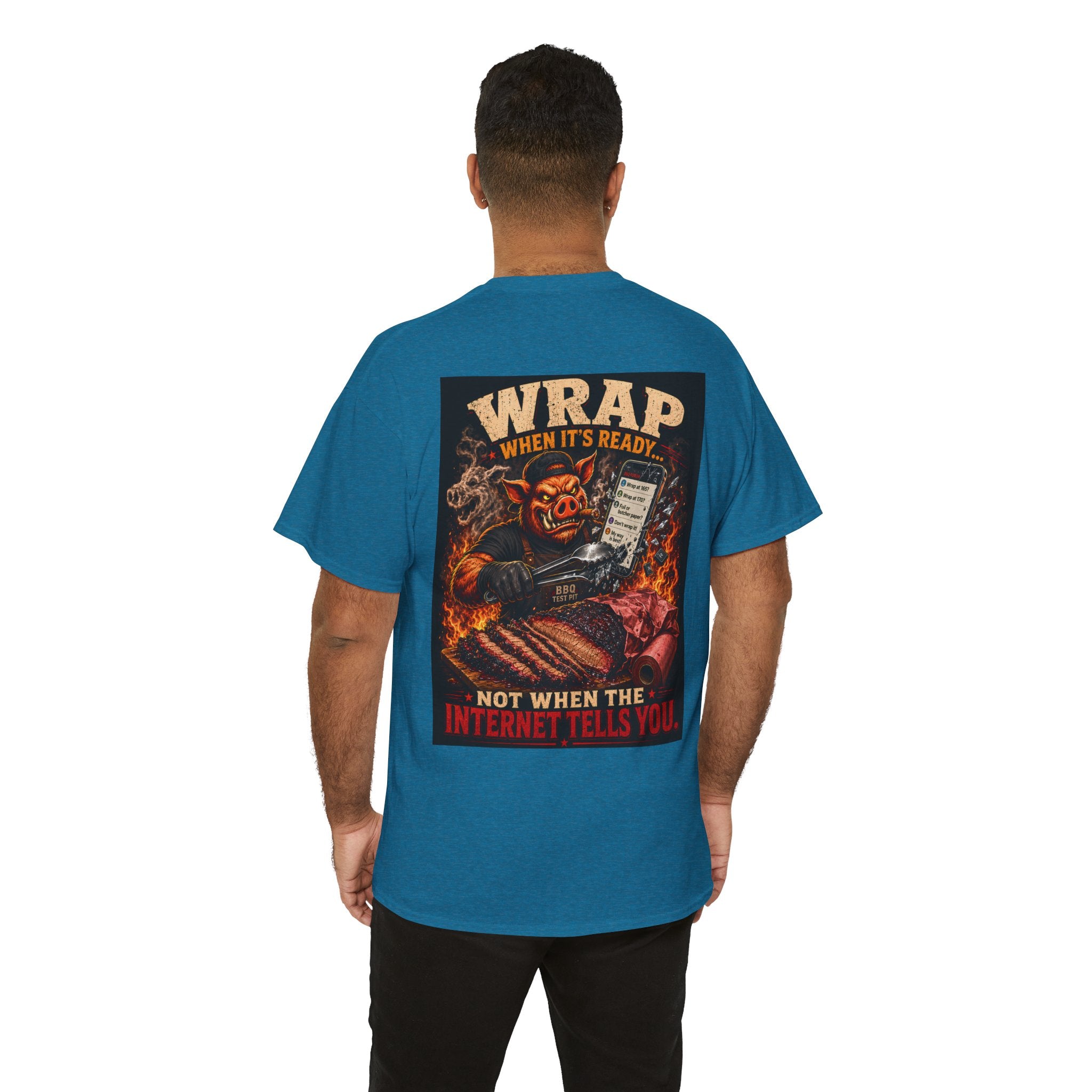 Wrap When It's Ready BBQ Shirt — 5000