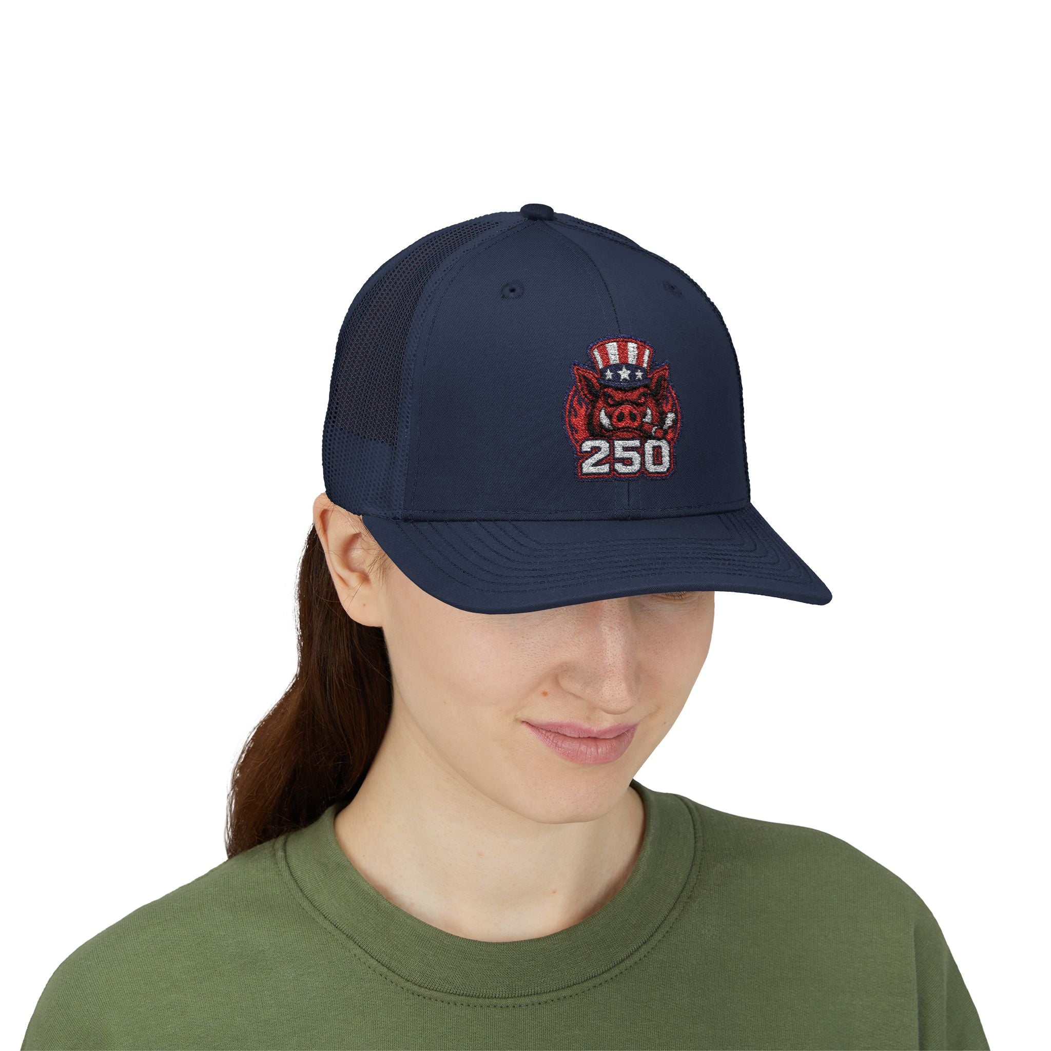 BBQ Test Pit America's 250th Birthday Trucker Hat | Limited Edition Snapback Cap