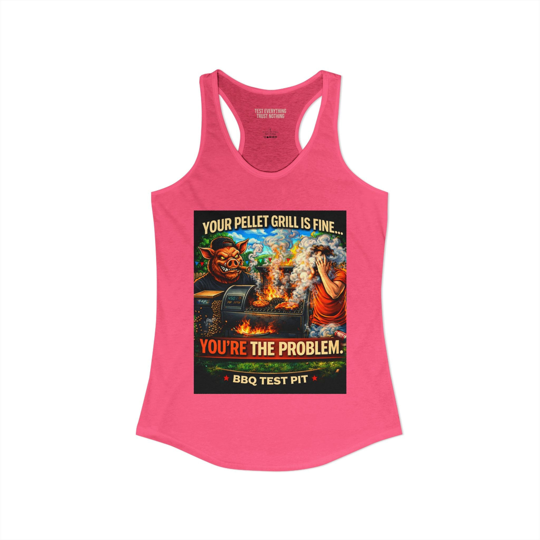 You're The Problem Women's Tank Top — Premium Racerback | BBQ Test Pit