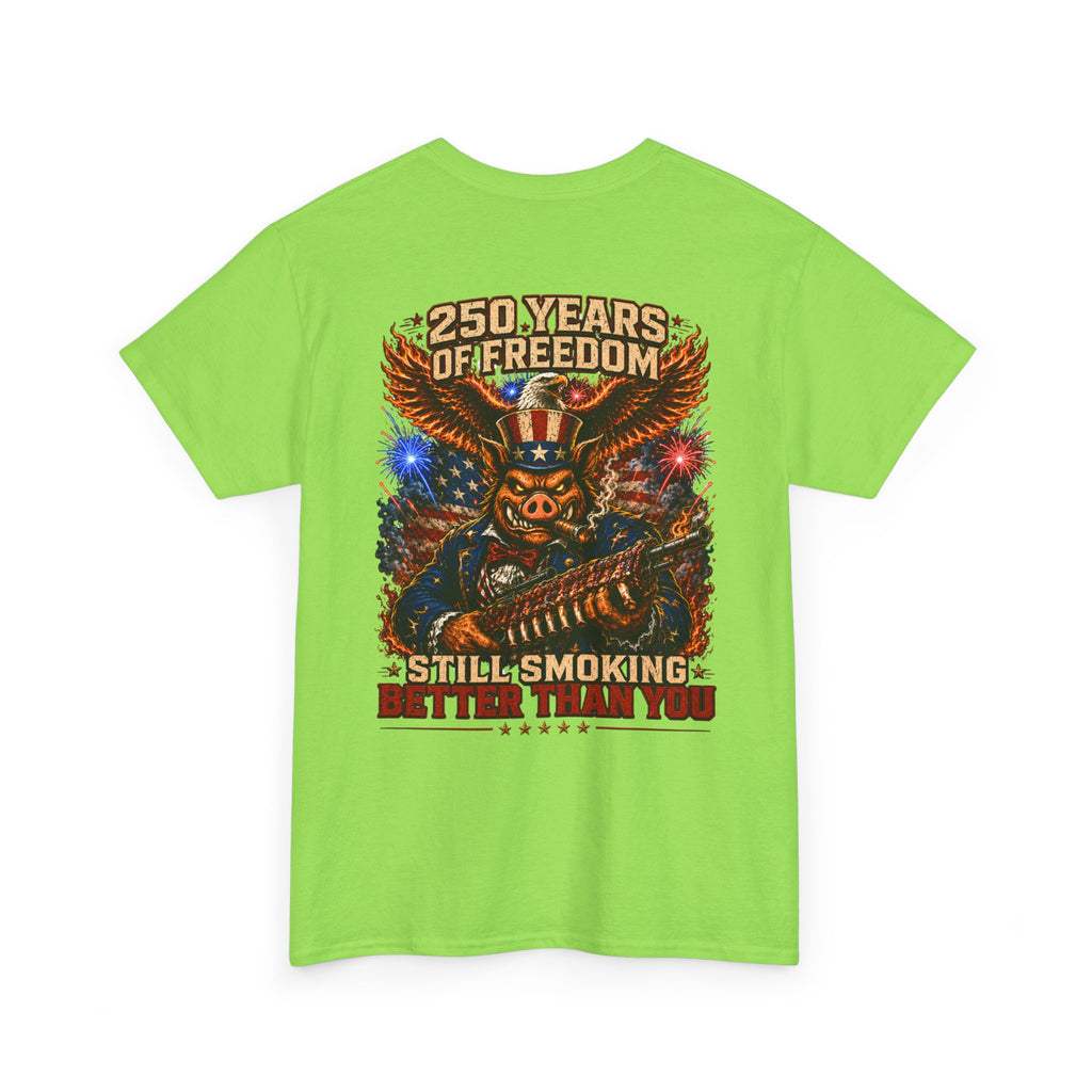 BBQ Test Pit America's 250th Birthday Shirt | Limited Edition Patriotic Graphic Tee 5000