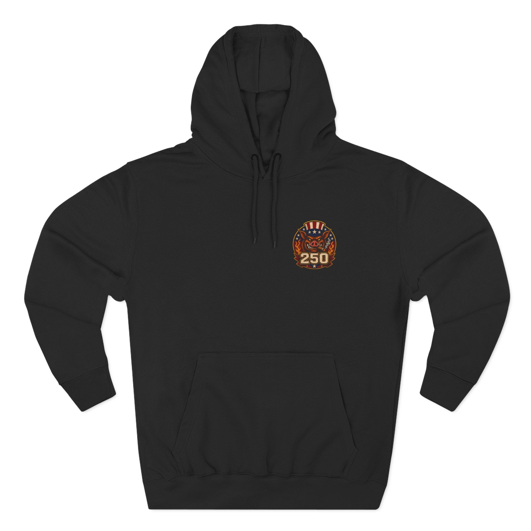 BBQ Test Pit America's 250th Birthday Hoodie | Limited Edition Patriotic Fleece