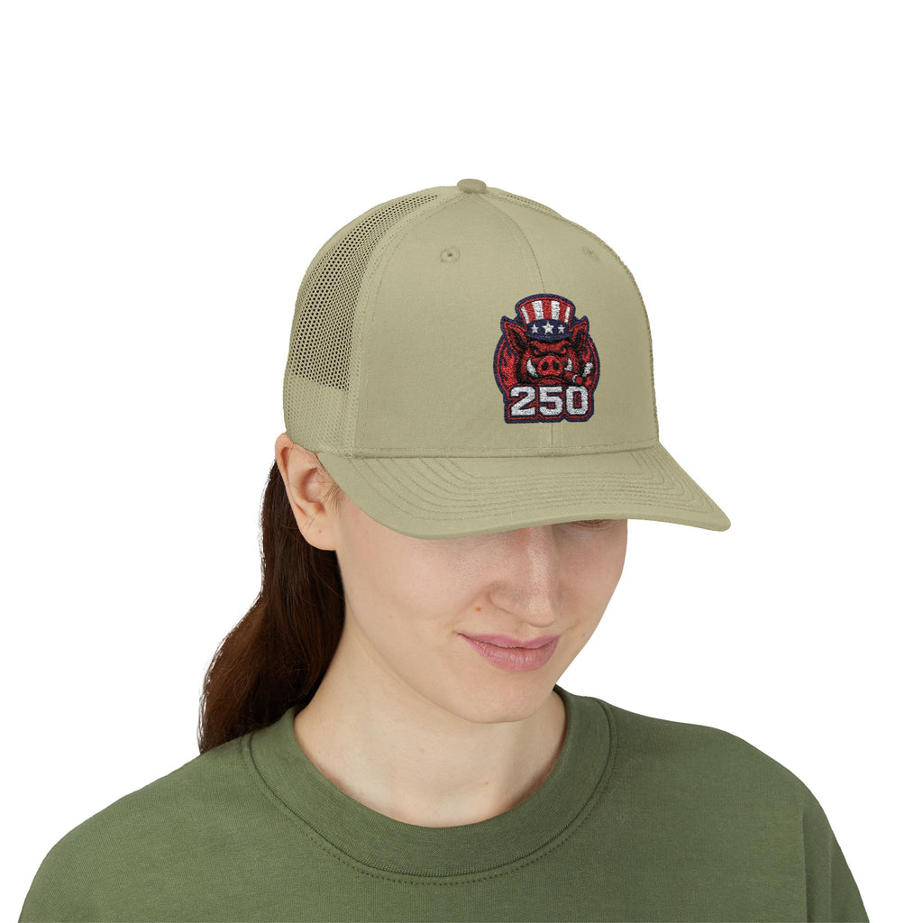 BBQ Test Pit America's 250th Birthday Trucker Hat | Limited Edition Snapback Cap