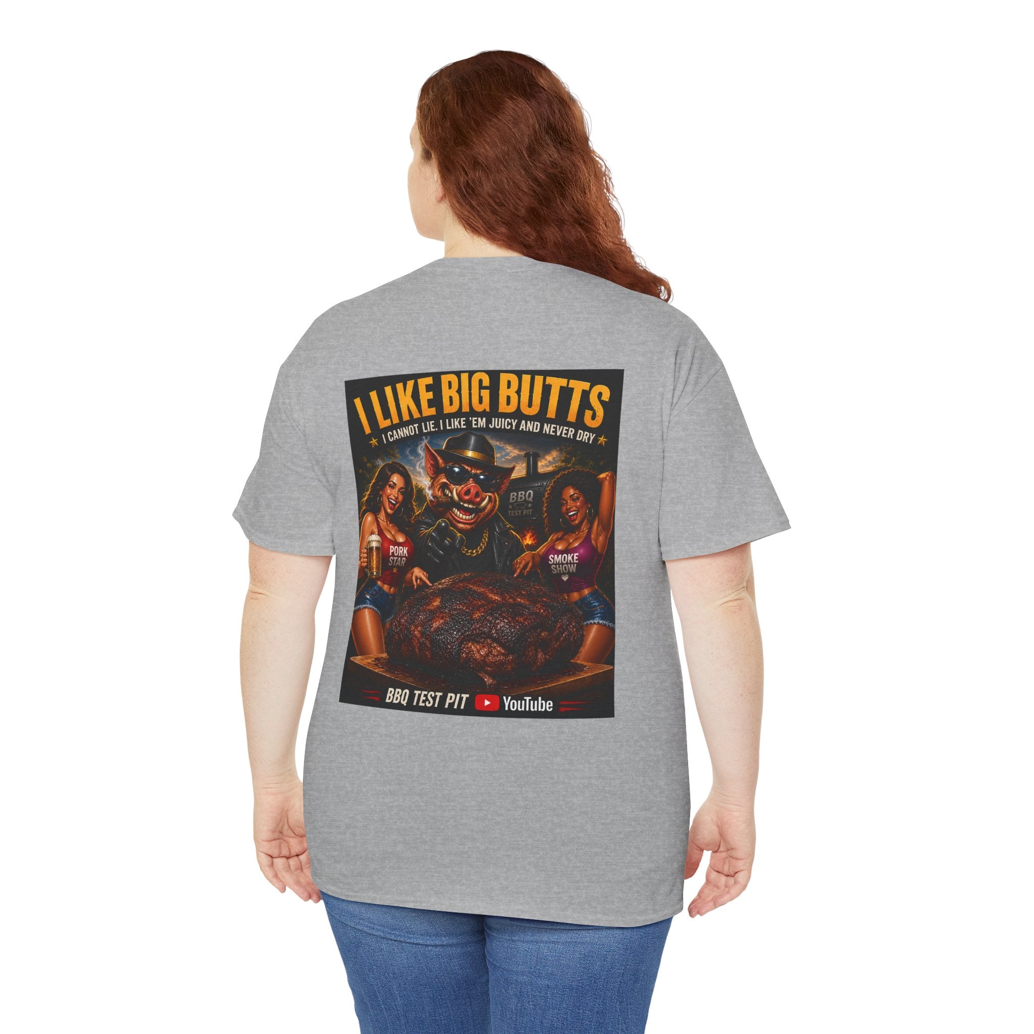 I Like Big Butts T-Shirt — The Ultimate Pork Butt Pitmaster Tee | BBQ Test Pit