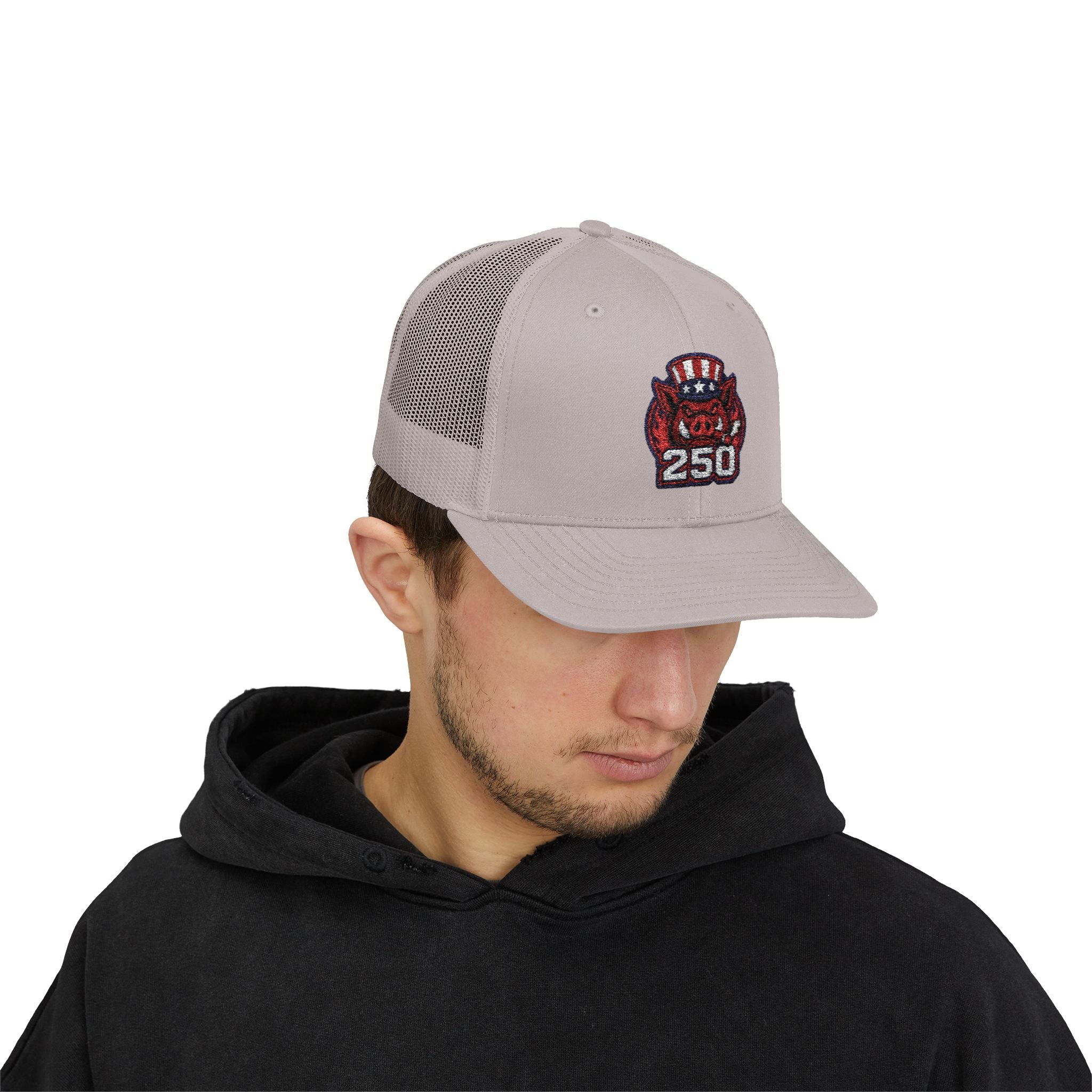 BBQ Test Pit America's 250th Birthday Trucker Hat | Limited Edition Snapback Cap