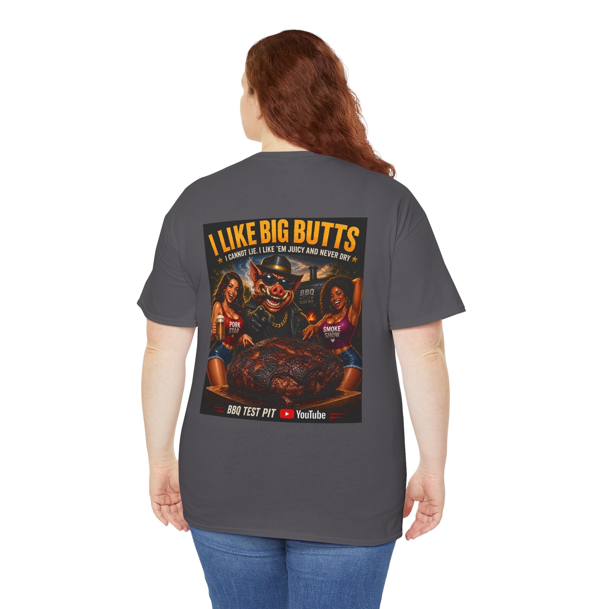 I Like Big Butts T-Shirt — The Ultimate Pork Butt Pitmaster Tee | BBQ Test Pit