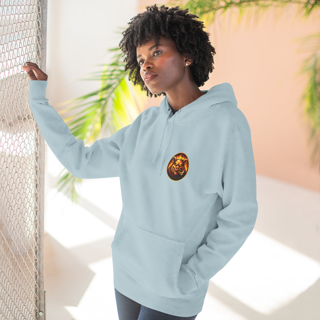 "Wrap When It's Ready" BBQ Hoodie — BBQ Test Pit Pitmaster Fleece Pullover