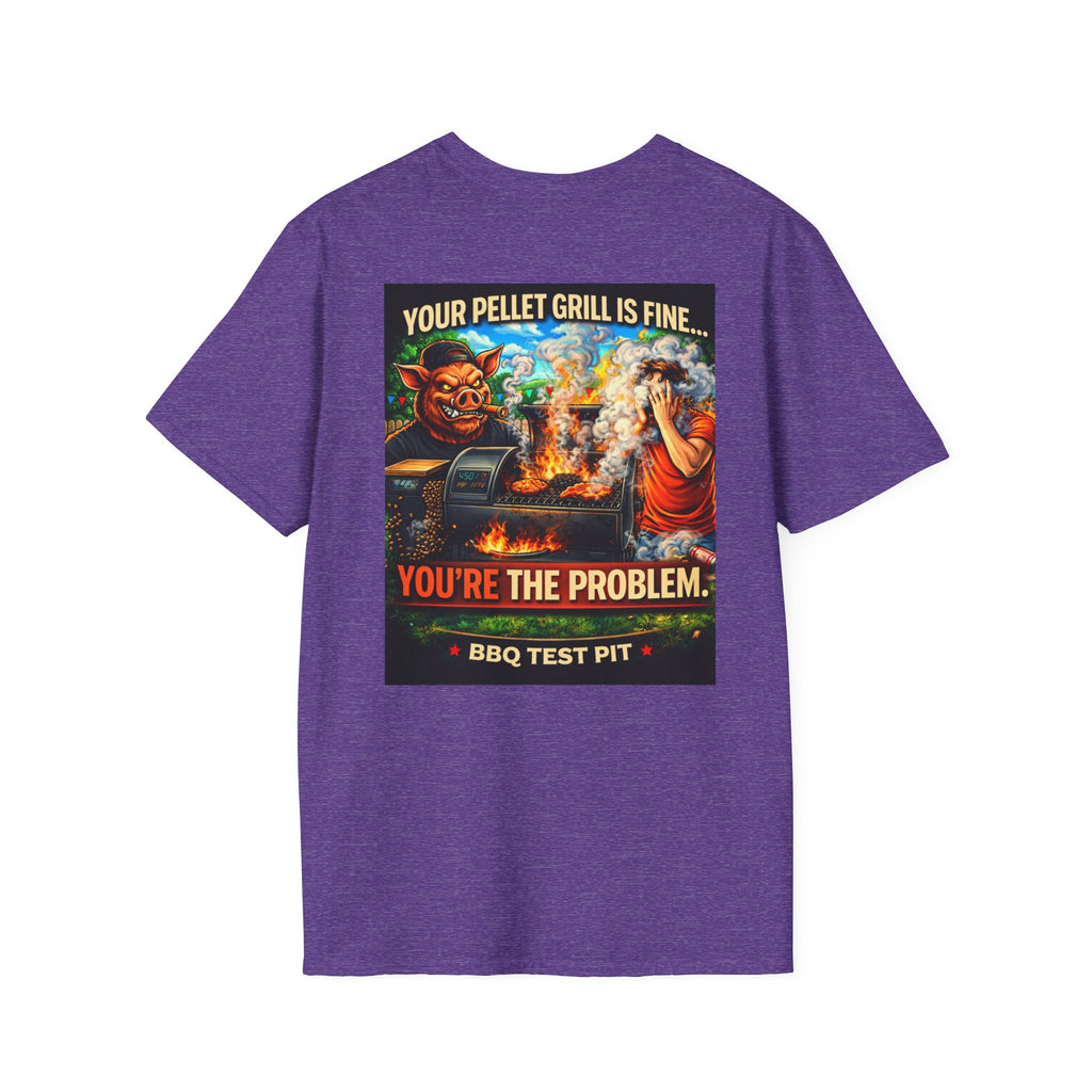 Your Pellet Grill Is Fine T-Shirt — Premium Softstyle Sarcasm | BBQ Test Pit