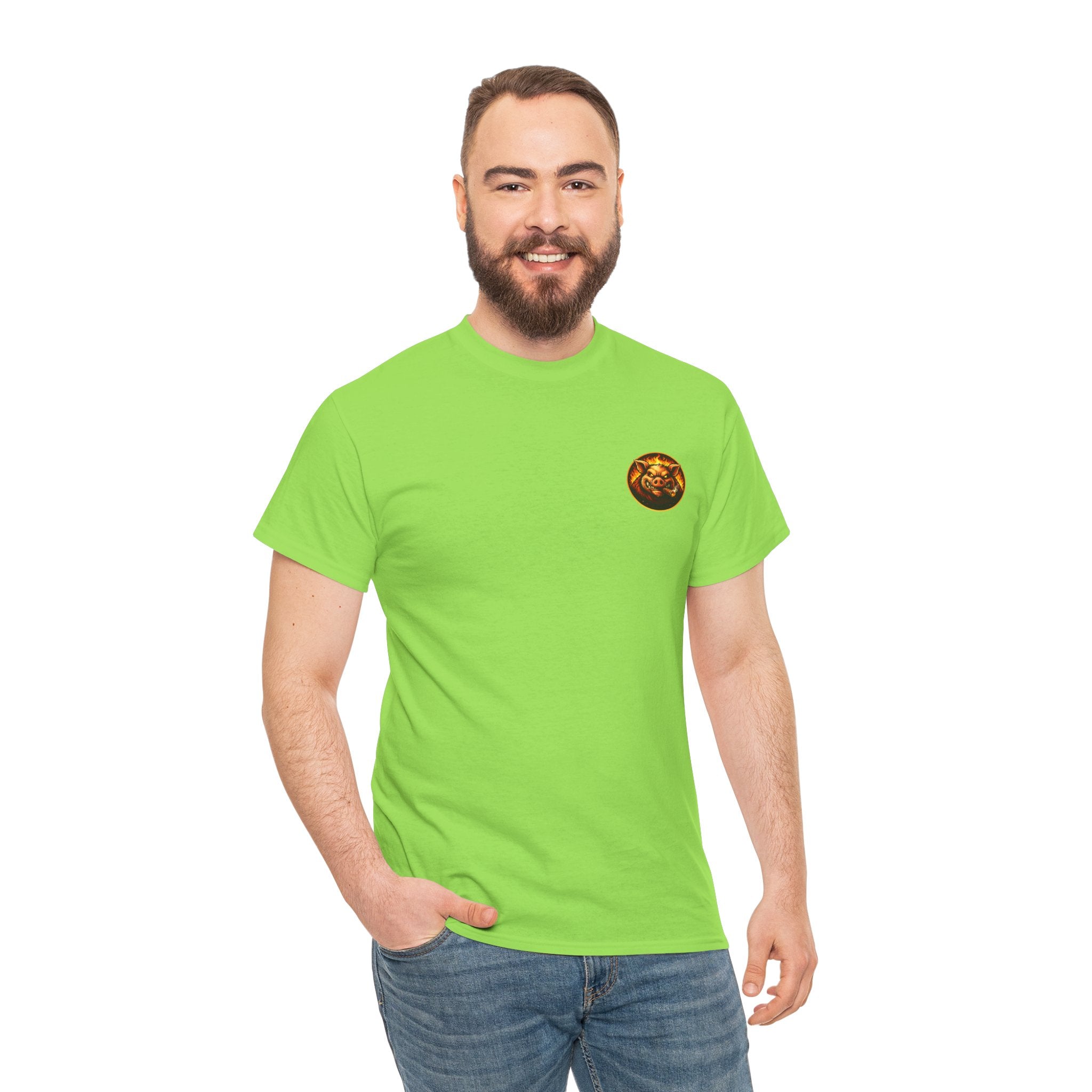 Whatever You Made… Stop Calling It BBQ. – BBQ Test Pit Funny BBQ Heavy Duty T-Shirt