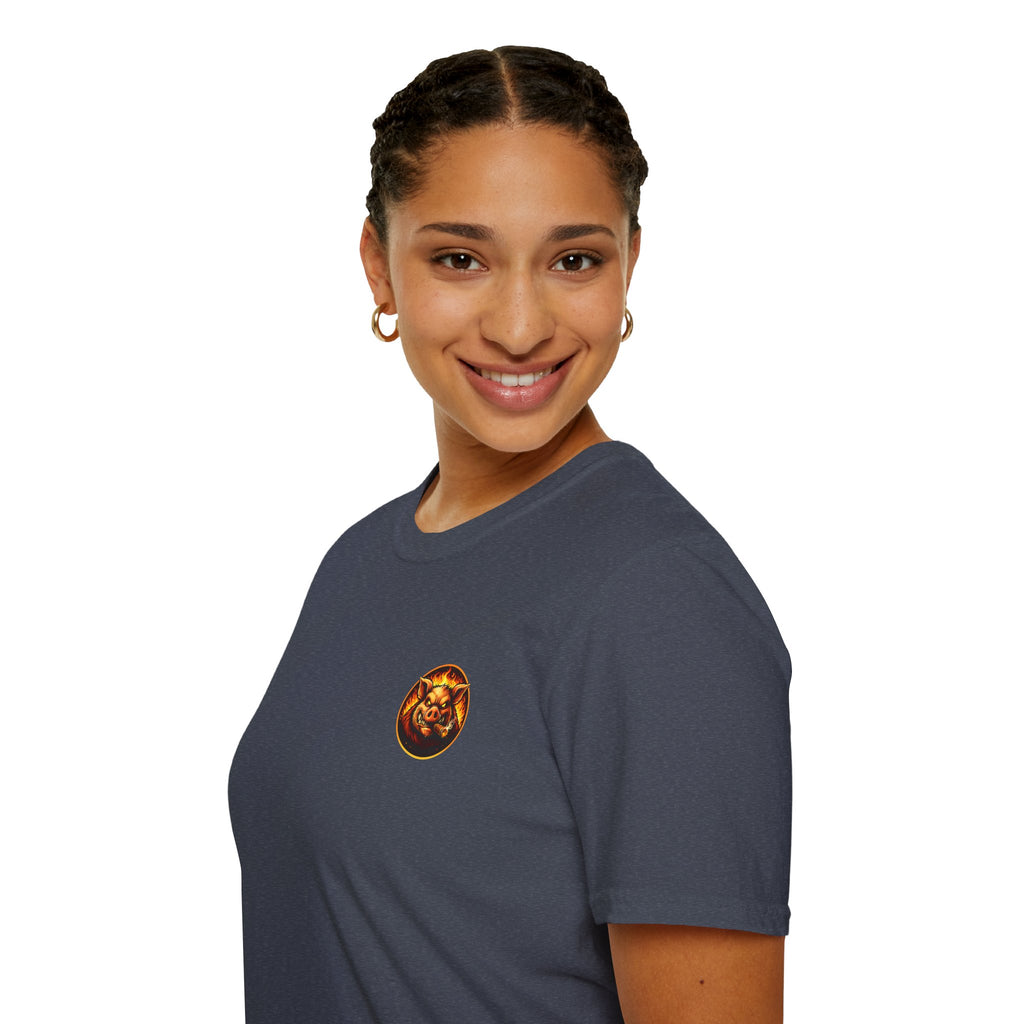 BBQ Test Pit Official Logo T-Shirt — Premium Softstyle Uniform | Batch 001