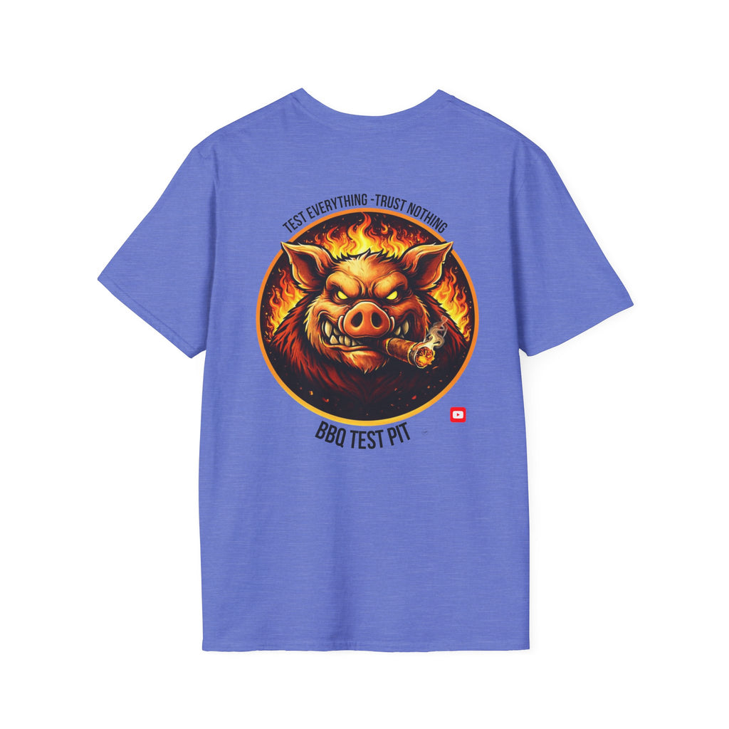 BBQ Test Pit Official Logo T-Shirt — Premium Softstyle Uniform | Batch 001