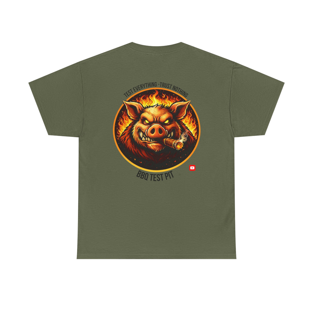 BBQ Test Pit Official Logo T-Shirt — Pitmaster Uniform | Batch 001