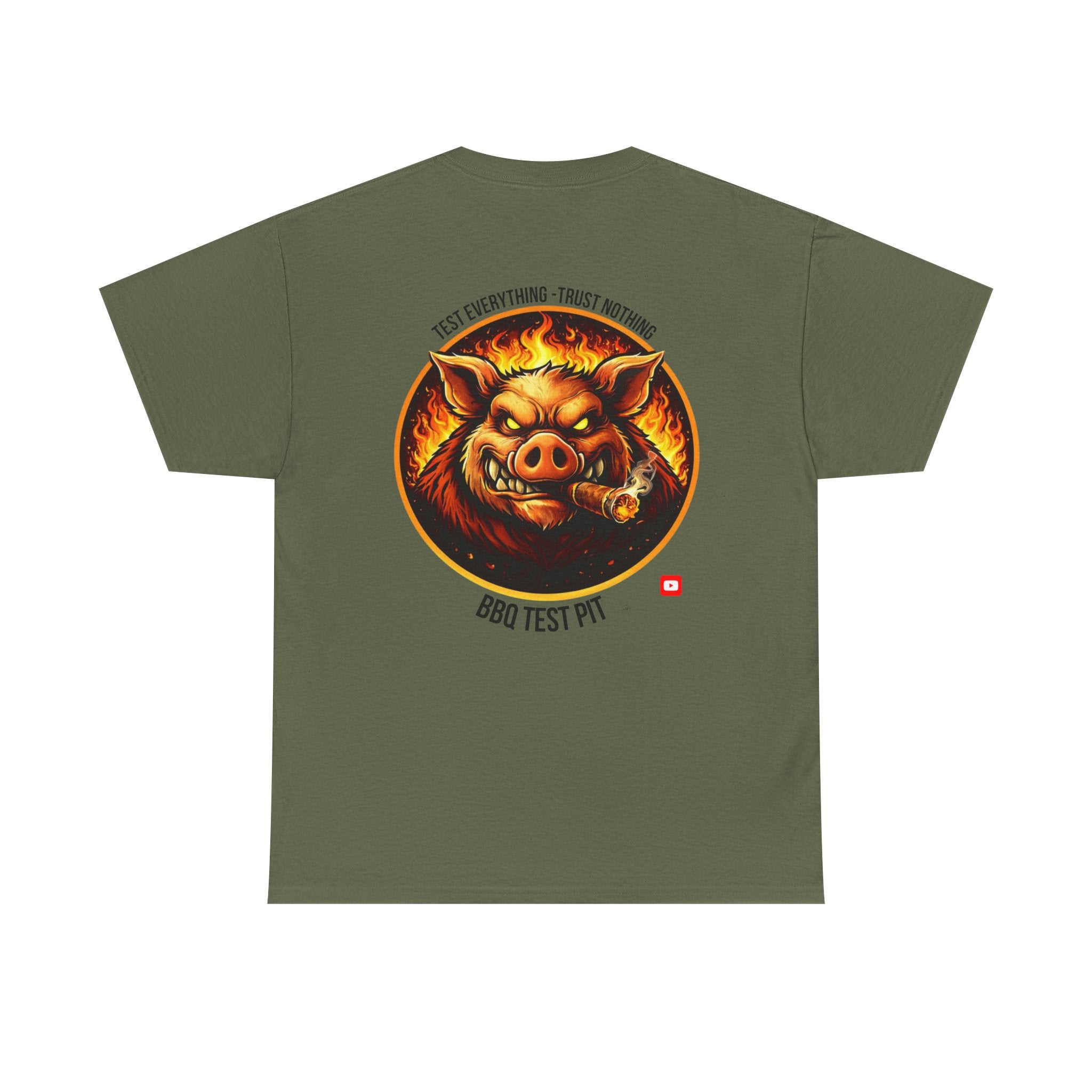BBQ Test Pit Official Logo T-Shirt — Pitmaster Uniform | Batch 001