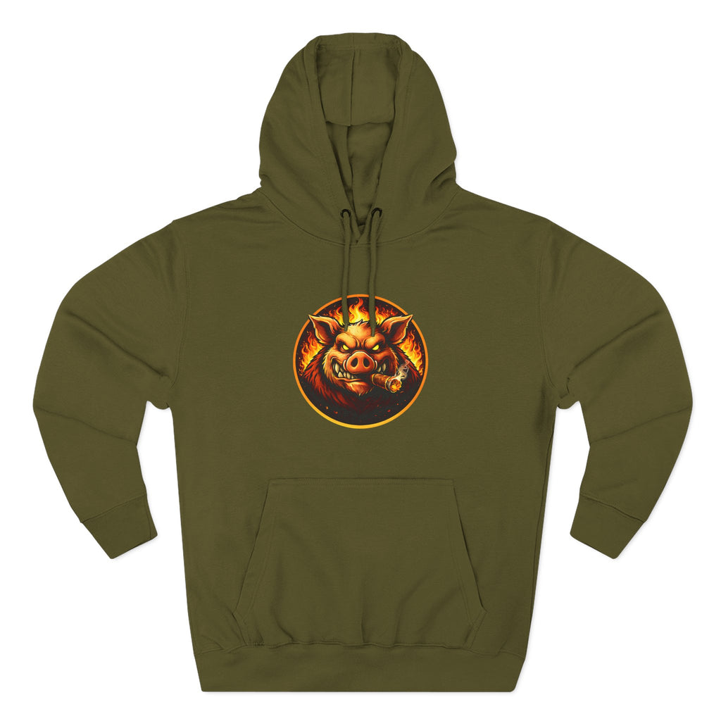 BBQ Test Pit Official Logo Hoodie — Premium Heavyweight Uniform | Batch 001