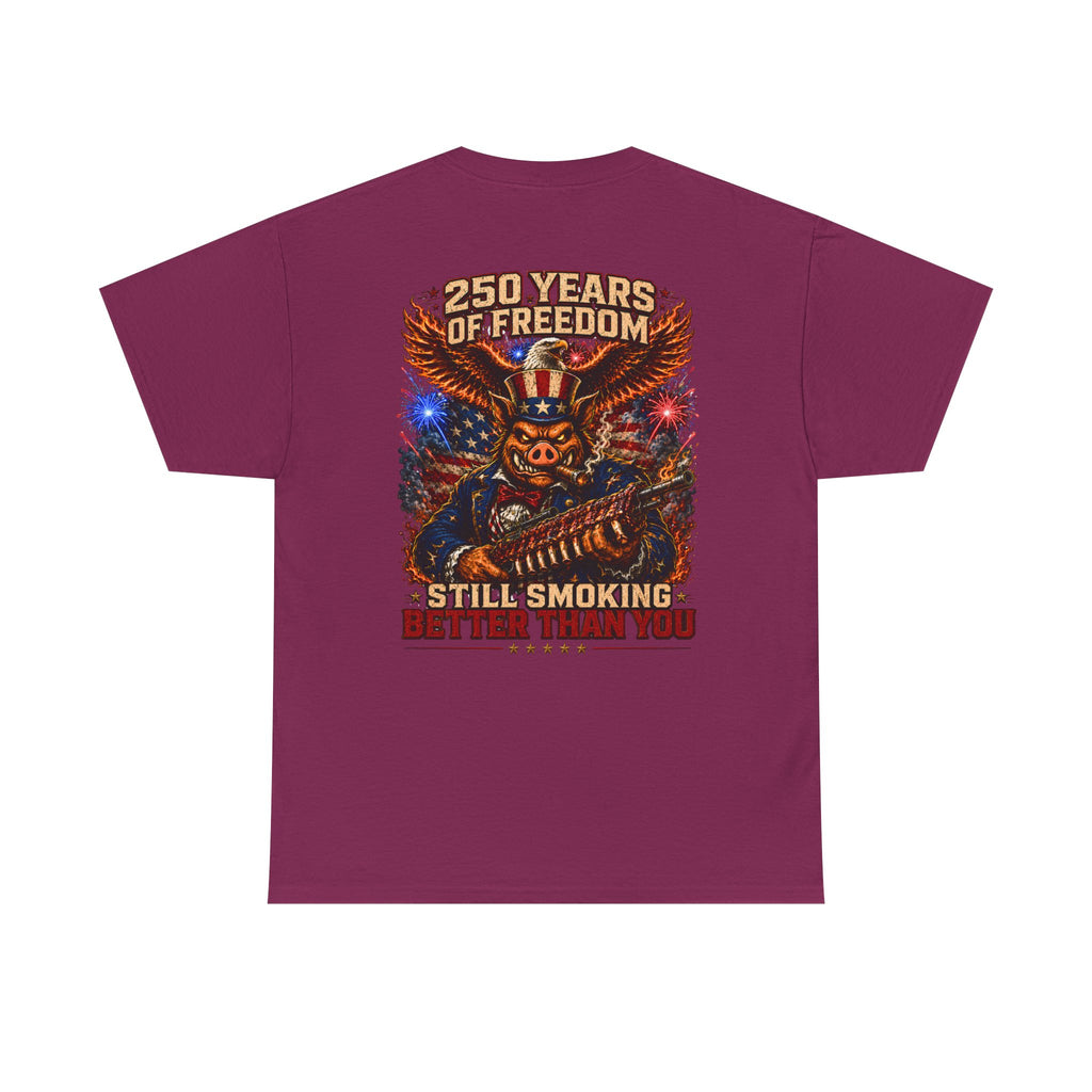 BBQ Test Pit America's 250th Birthday Shirt | Limited Edition Patriotic Graphic Tee 5000