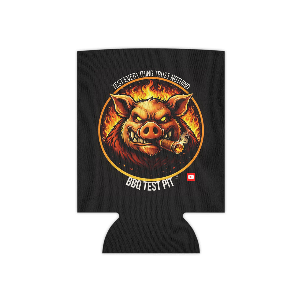 BBQ Test Pit Can Cooler — Insulated Beer Sleeves | Regular & Slim Can Options