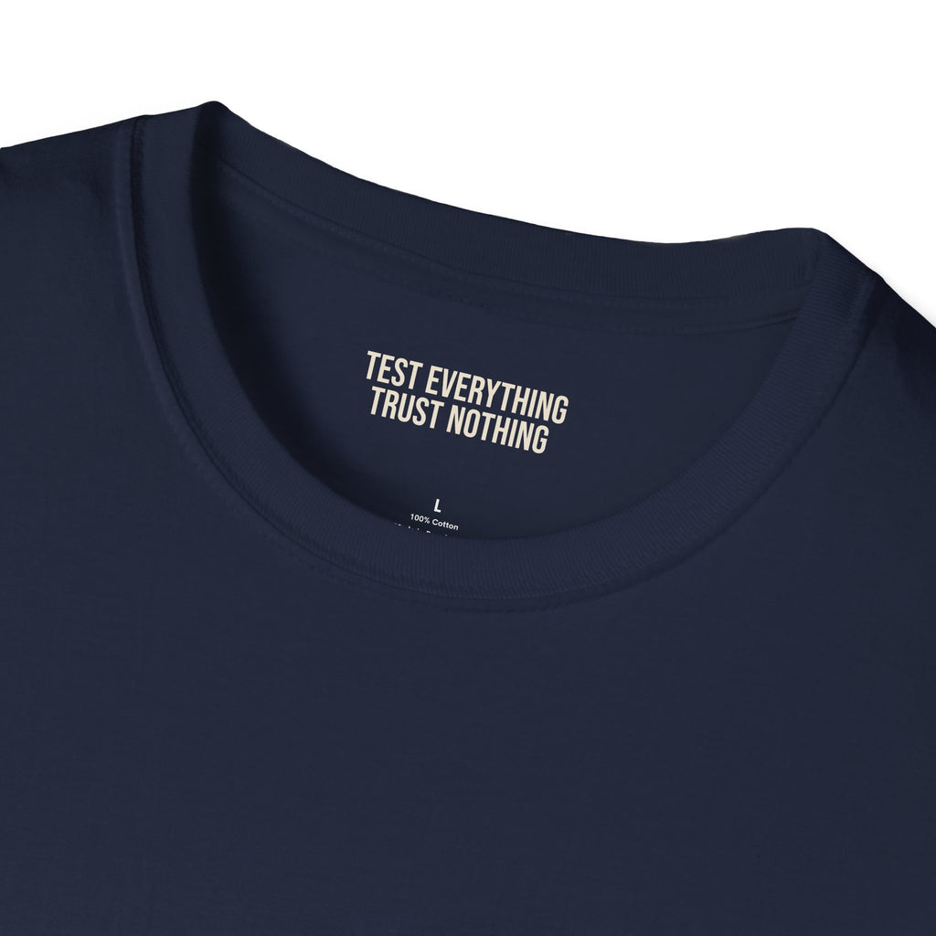 BBQ Test Pit Official Logo T-Shirt — Premium Softstyle Uniform | Batch 001