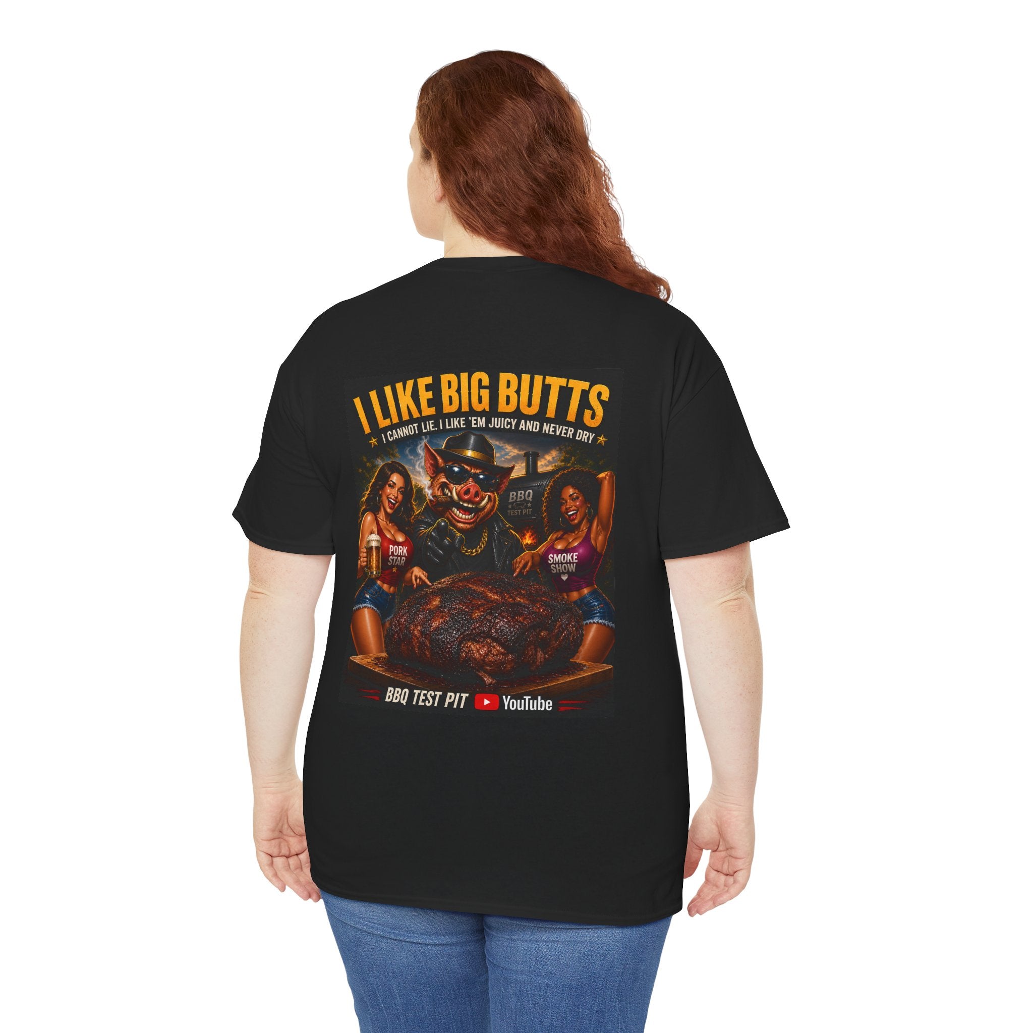 I Like Big Butts T-Shirt — The Ultimate Pork Butt Pitmaster Tee | BBQ Test Pit