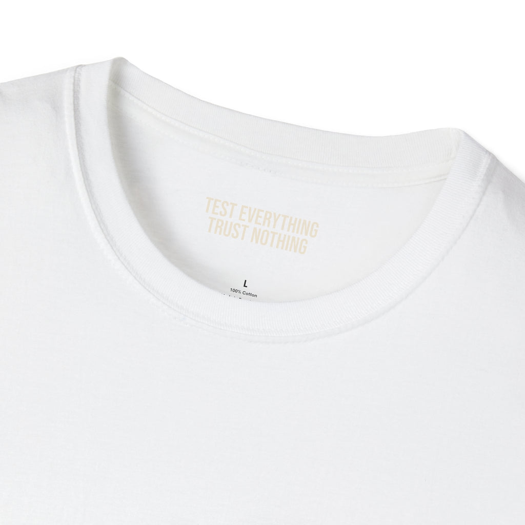 BBQ Test Pit Official Logo T-Shirt — Premium Softstyle Uniform | Batch 001