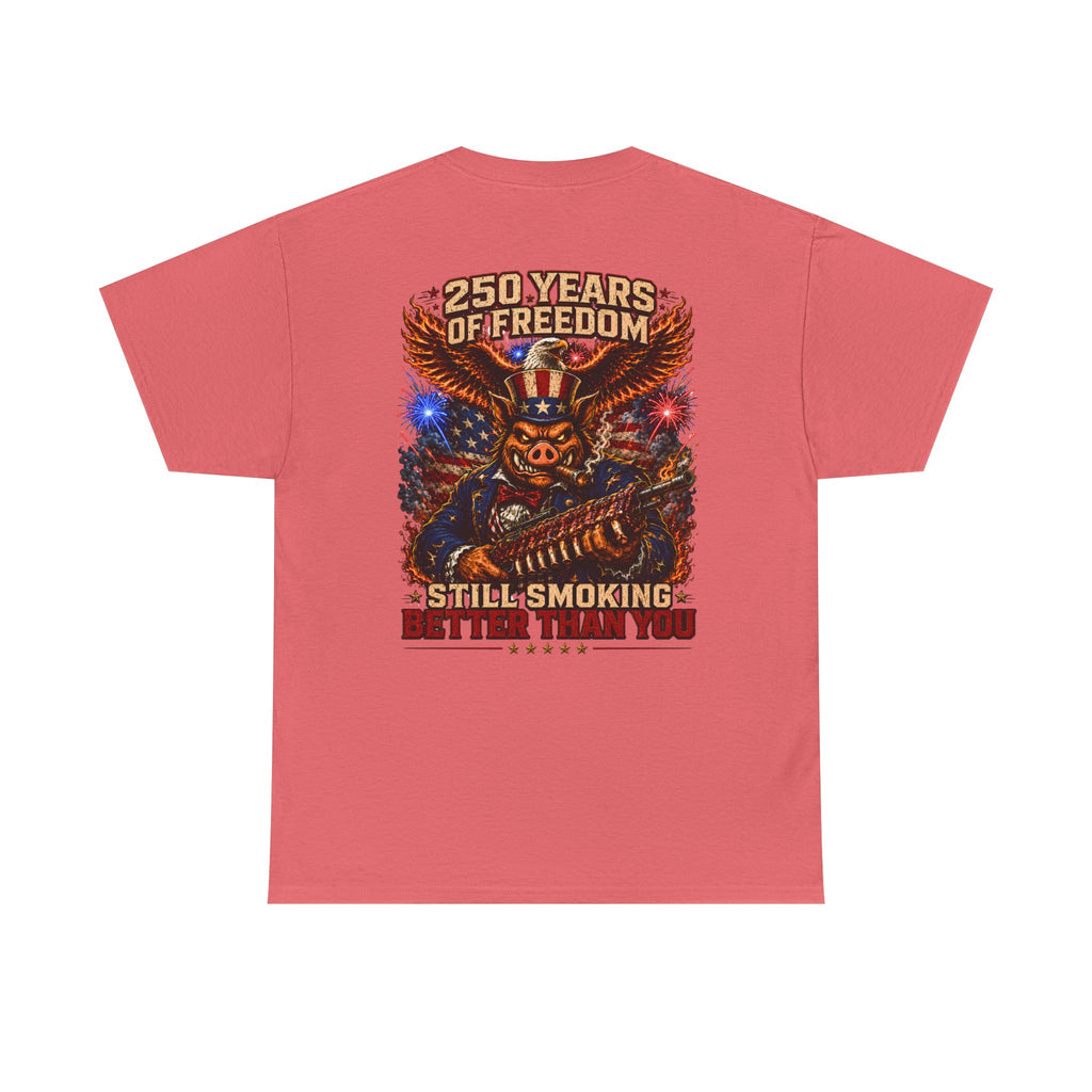 BBQ Test Pit America's 250th Birthday Shirt | Limited Edition Patriotic Graphic Tee 5000