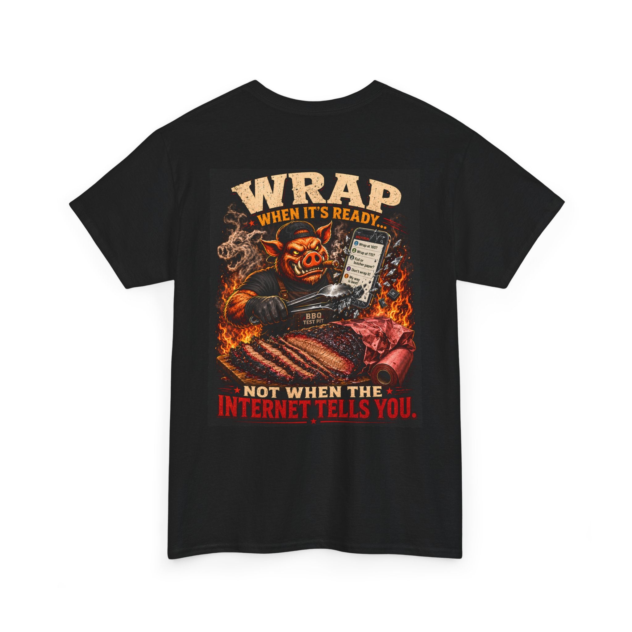 Wrap When It's Ready BBQ Shirt — 5000