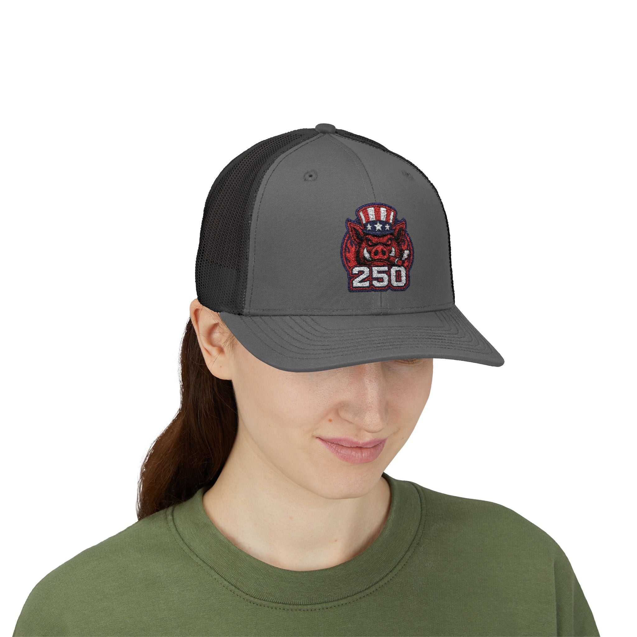 BBQ Test Pit America's 250th Birthday Trucker Hat | Limited Edition Snapback Cap