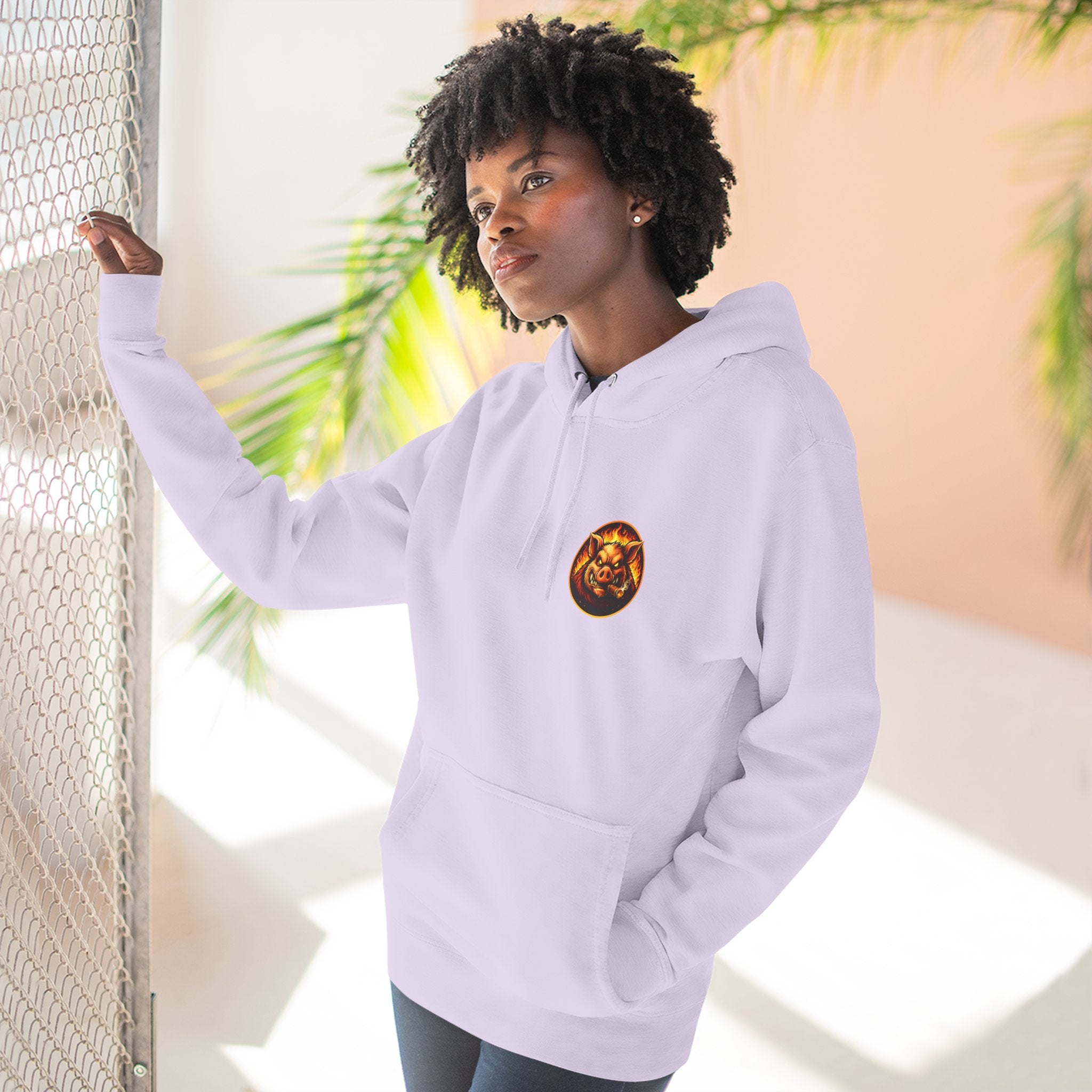 "Wrap When It's Ready" BBQ Hoodie — BBQ Test Pit Pitmaster Fleece Pullover
