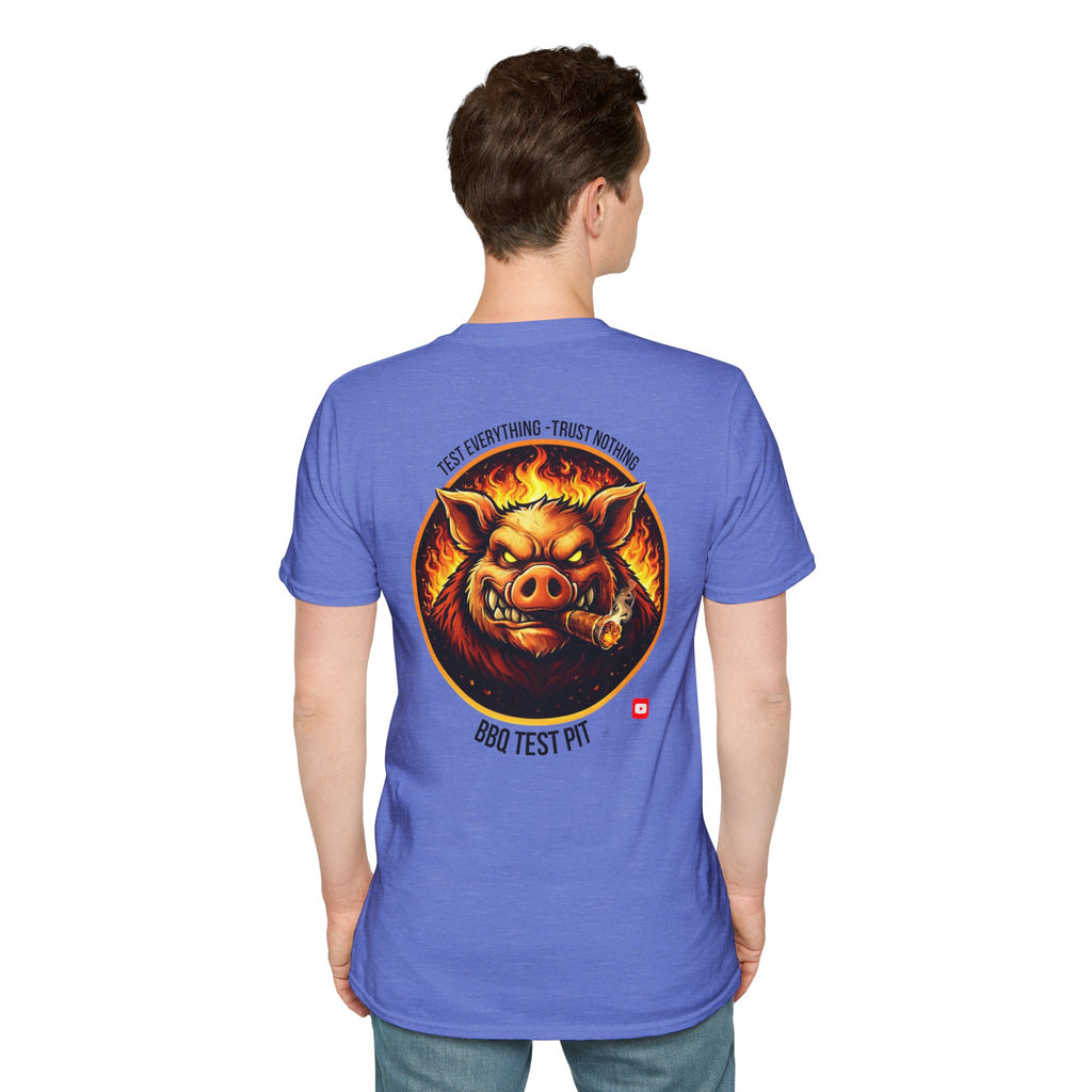 BBQ Test Pit Official Logo T-Shirt — Premium Softstyle Uniform | Batch 001