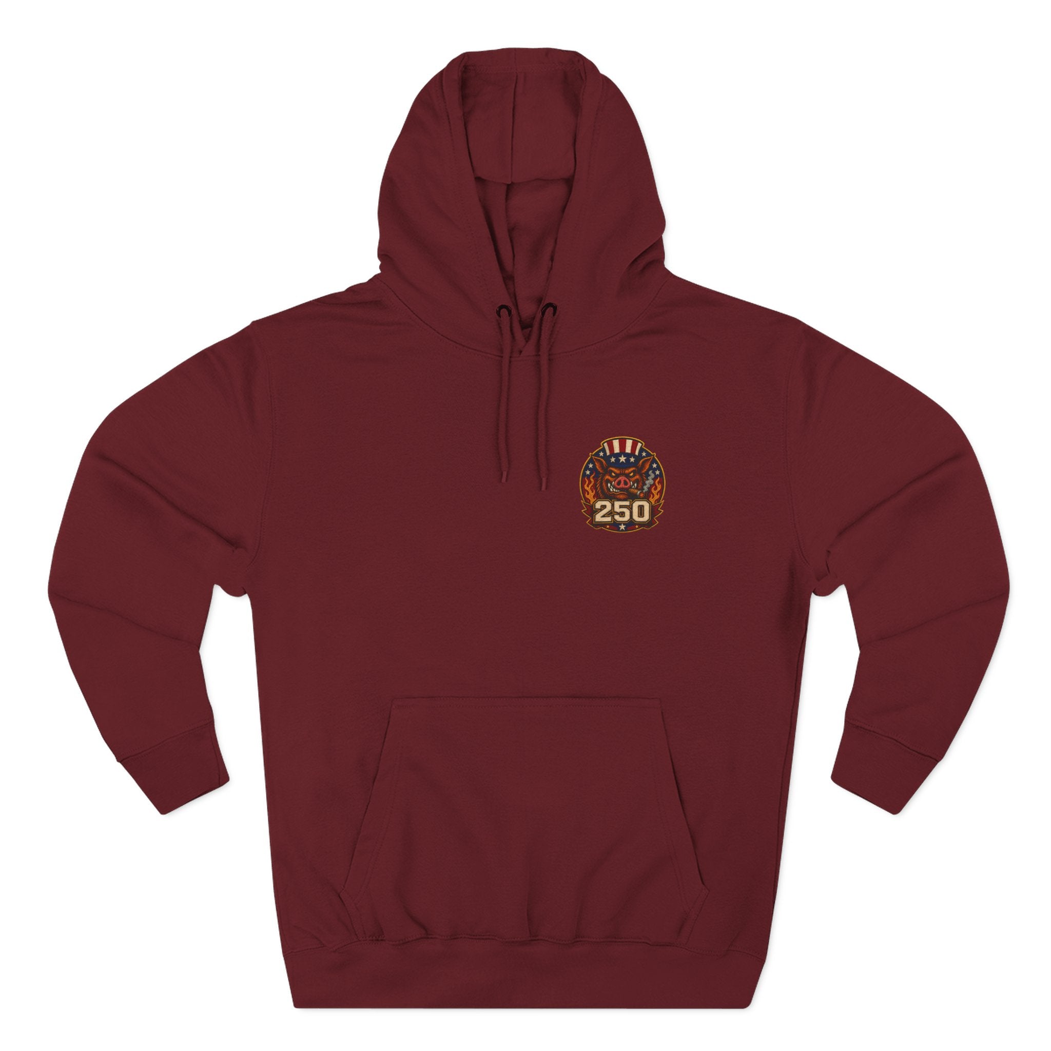 BBQ Test Pit America's 250th Birthday Hoodie | Limited Edition Patriotic Fleece