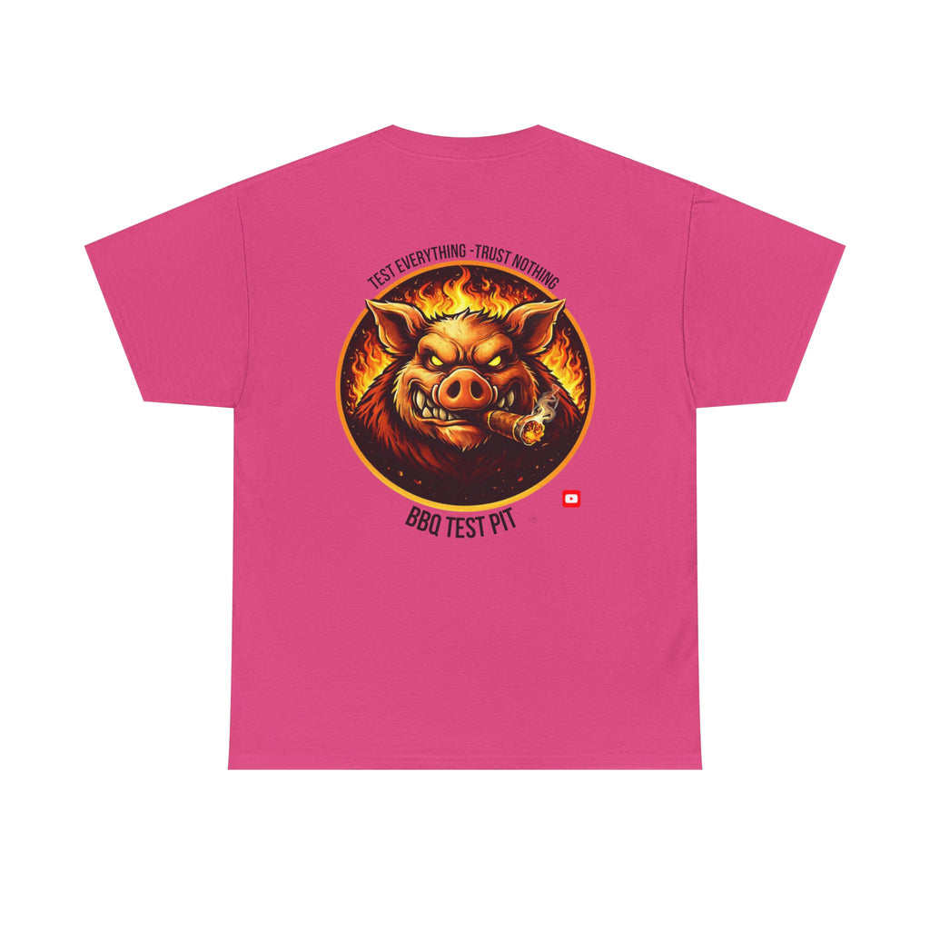 BBQ Test Pit Official Logo T-Shirt — Pitmaster Uniform | Batch 001