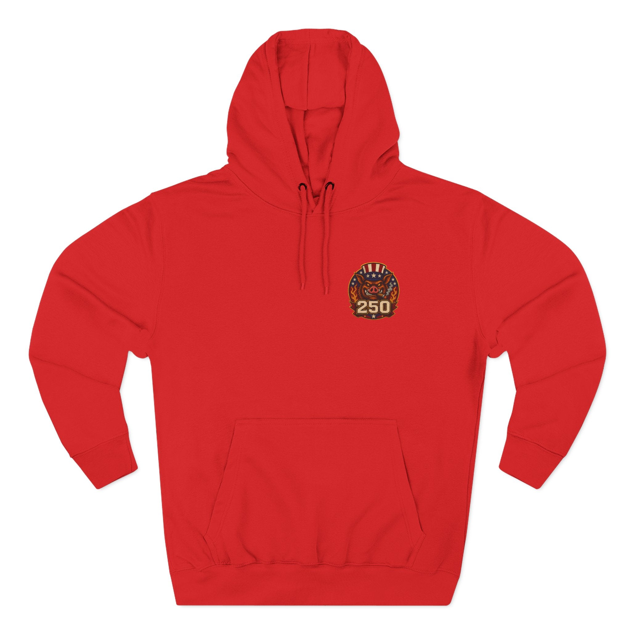 BBQ Test Pit America's 250th Birthday Hoodie | Limited Edition Patriotic Fleece