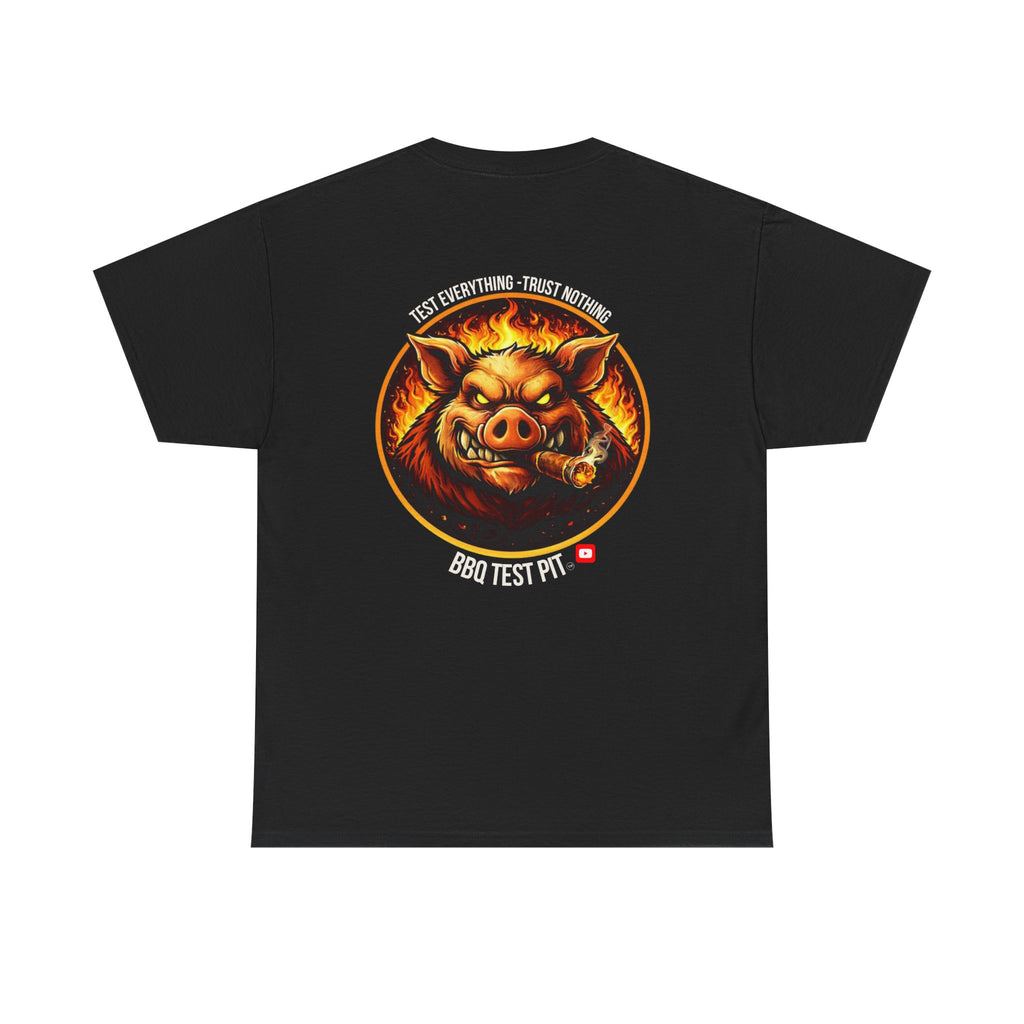 BBQ Test Pit Official Logo T-Shirt — Pitmaster Uniform | Batch 001