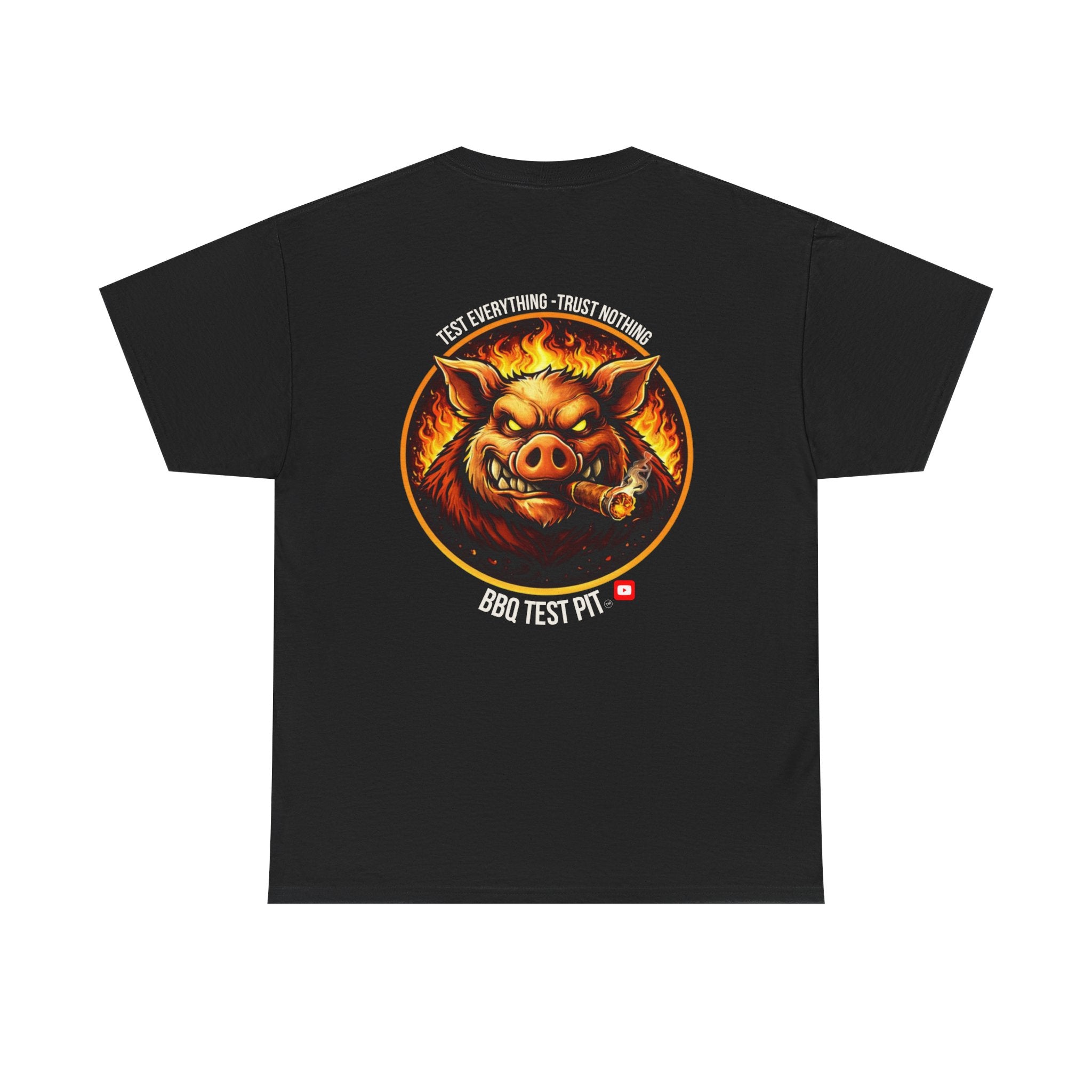 BBQ Test Pit Official Logo T-Shirt — Pitmaster Uniform | Batch 001