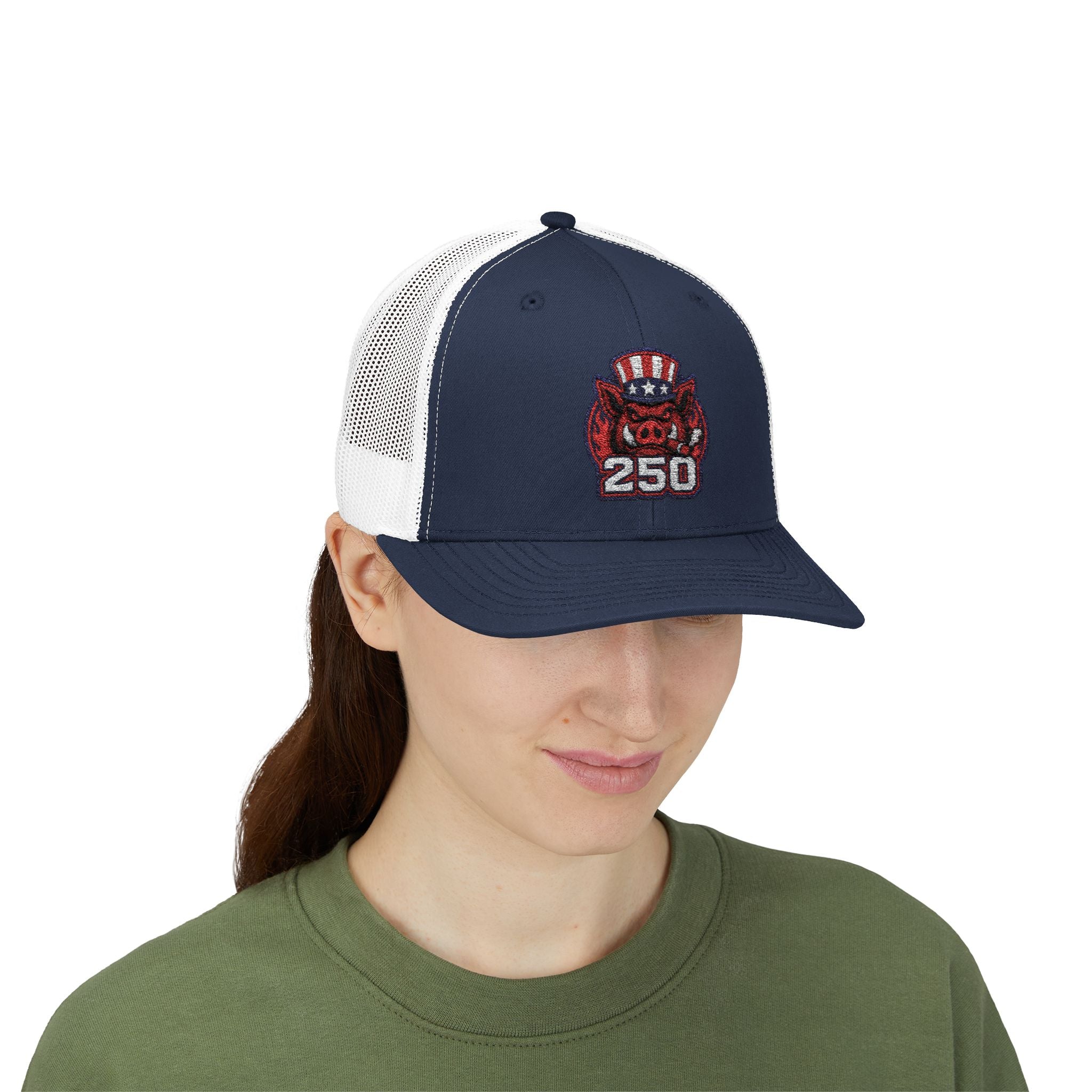 BBQ Test Pit America's 250th Birthday Trucker Hat | Limited Edition Snapback Cap