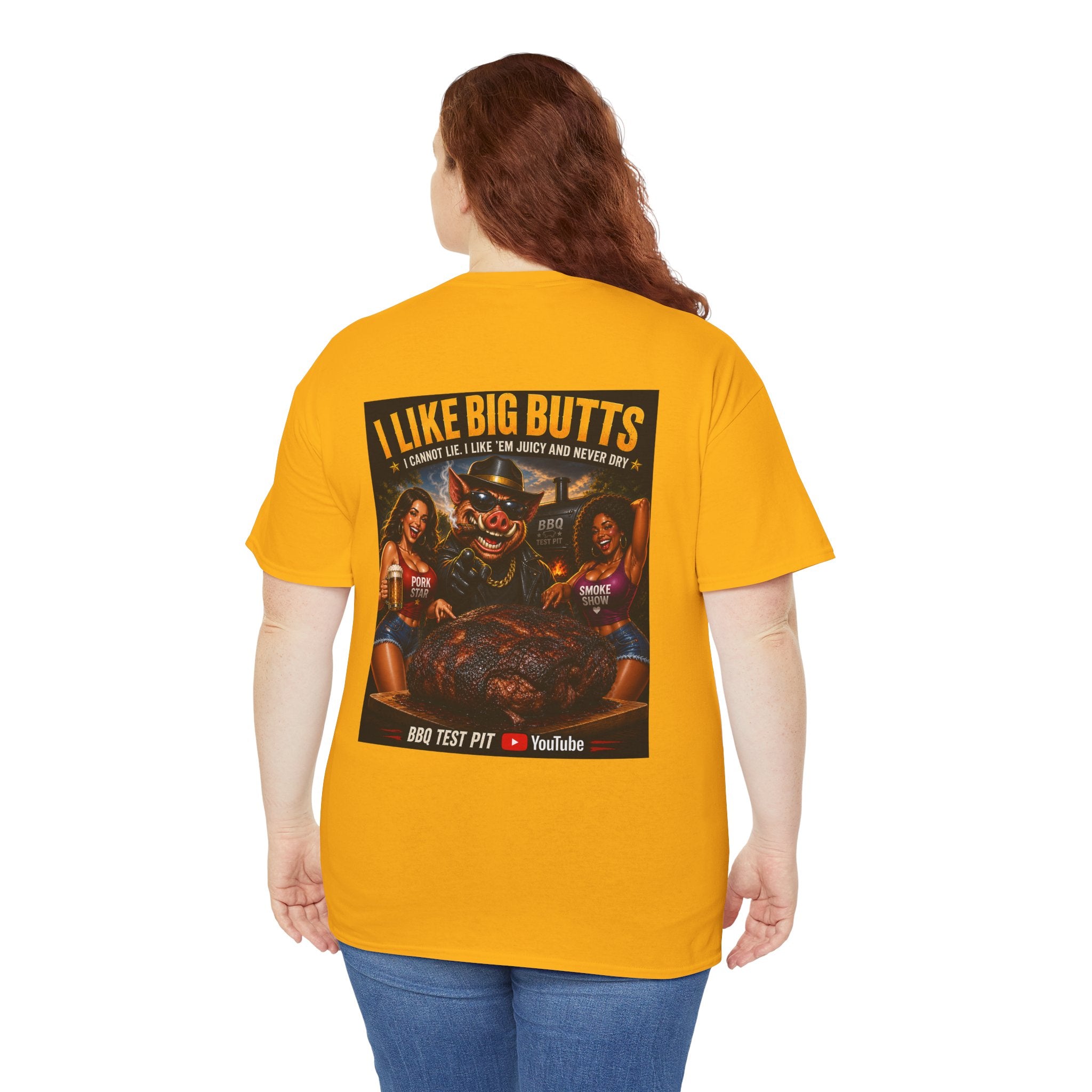 I Like Big Butts T-Shirt — The Ultimate Pork Butt Pitmaster Tee | BBQ Test Pit