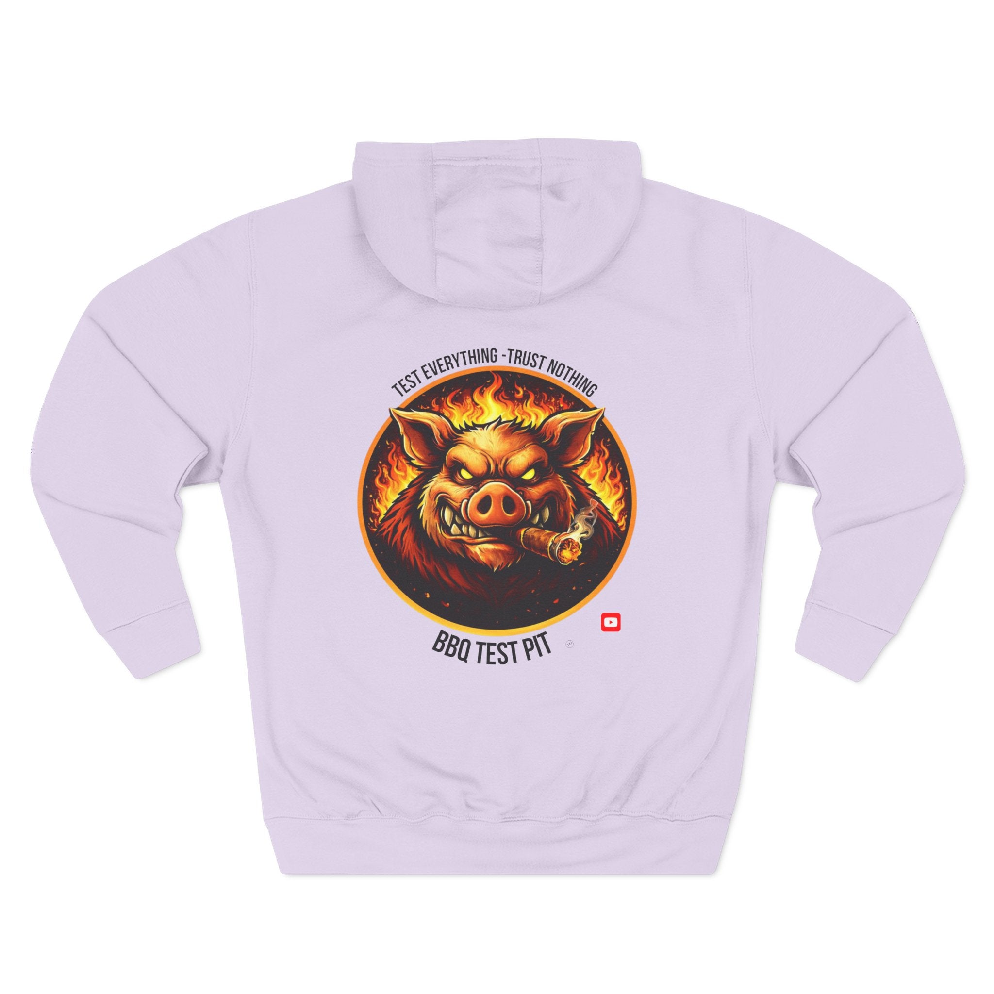 BBQ Test Pit Official Logo Hoodie — Premium Heavyweight Uniform | Batch 001