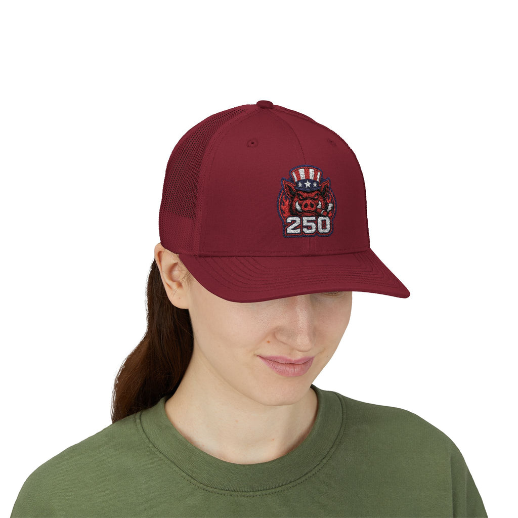 BBQ Test Pit America's 250th Birthday Trucker Hat | Limited Edition Snapback Cap