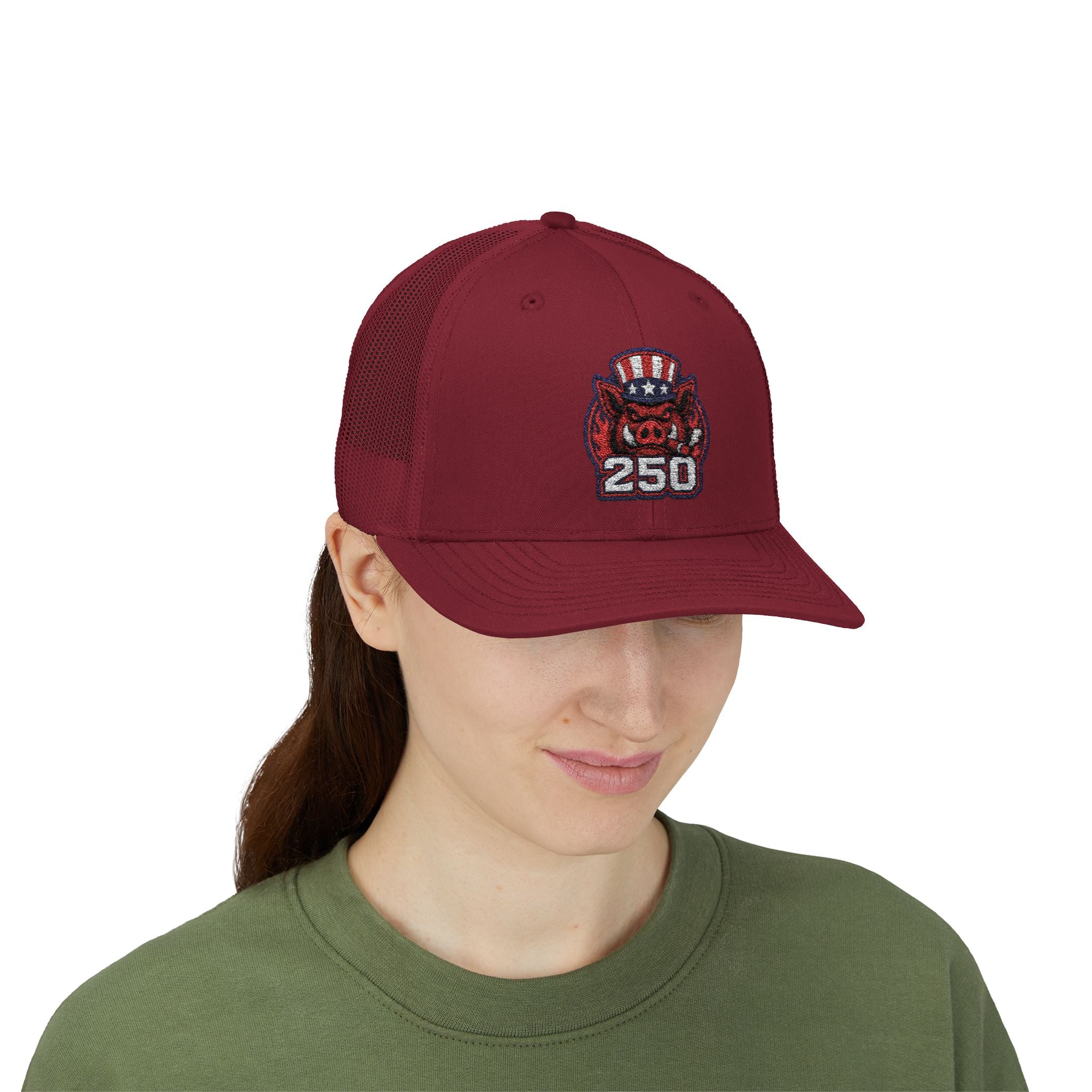 BBQ Test Pit America's 250th Birthday Trucker Hat | Limited Edition Snapback Cap