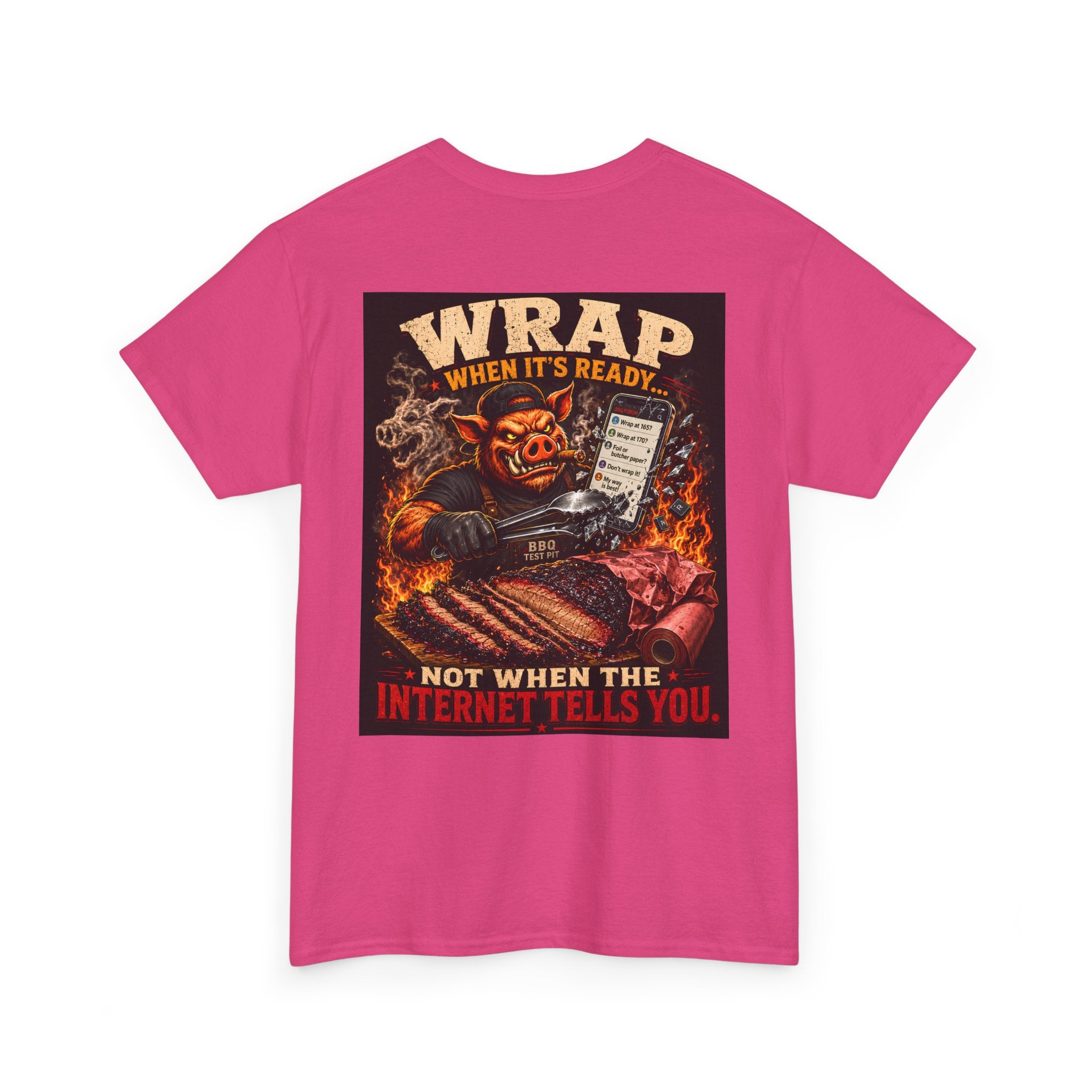 Wrap When It's Ready BBQ Shirt — 5000