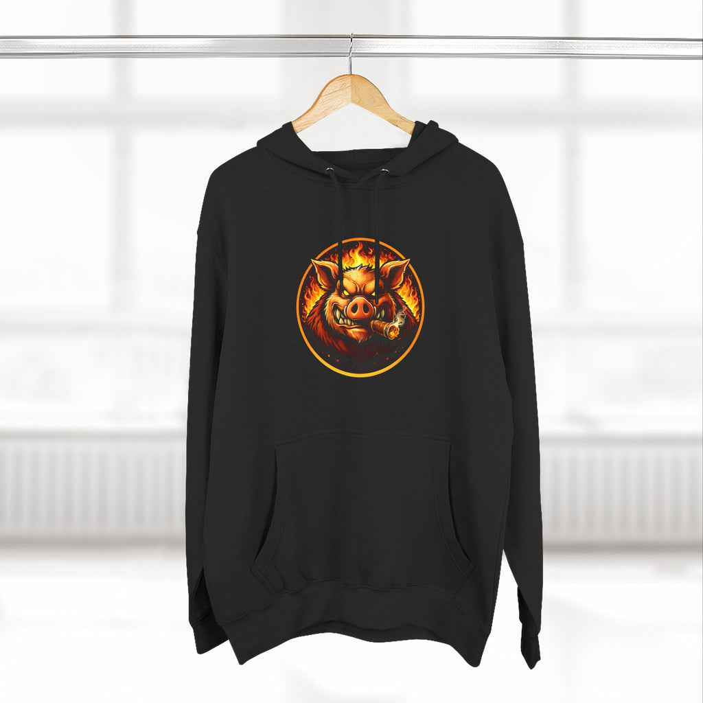BBQ Test Pit Official Logo Hoodie — Premium Heavyweight Uniform | Batch 001