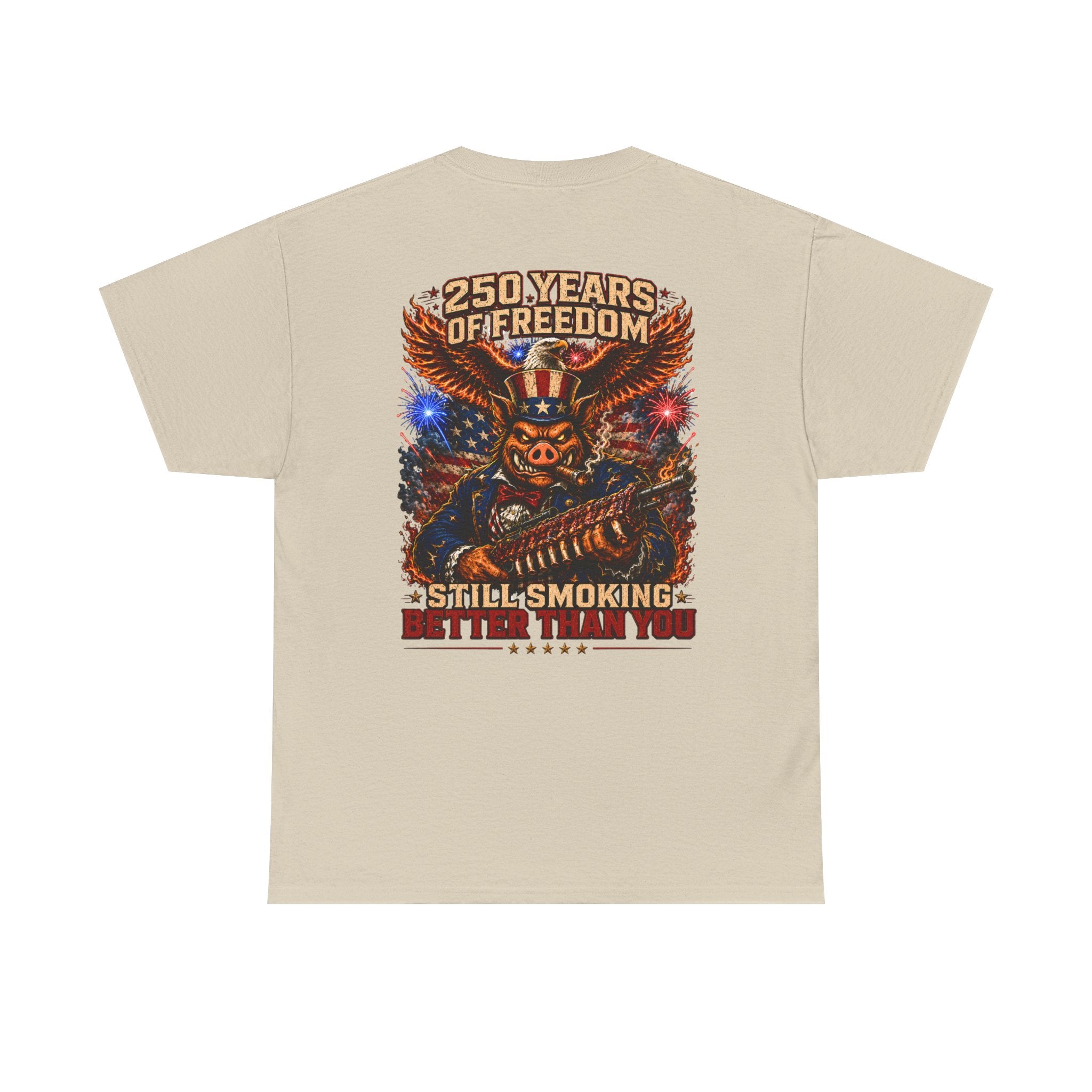 BBQ Test Pit America's 250th Birthday Shirt | Limited Edition Patriotic Graphic Tee 5000