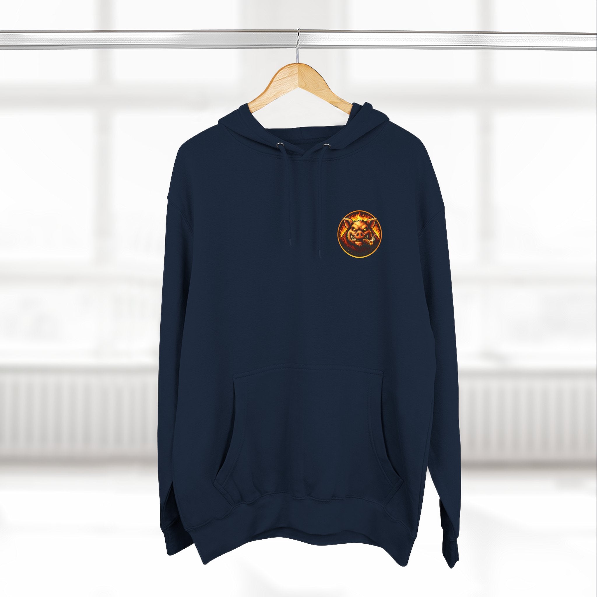 Whatever You Made… Stop Calling It BBQ. – BBQ Test Pit Funny BBQ Fleece Hoodie